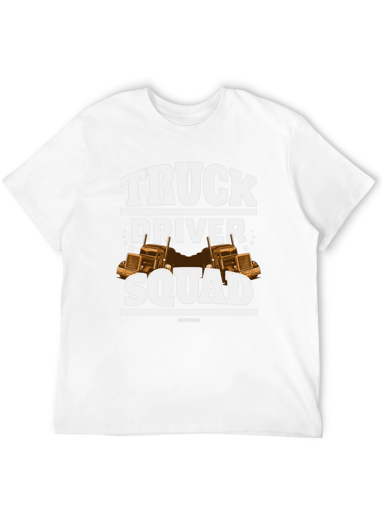 Truck Driver Squad Graphic Tee - Black