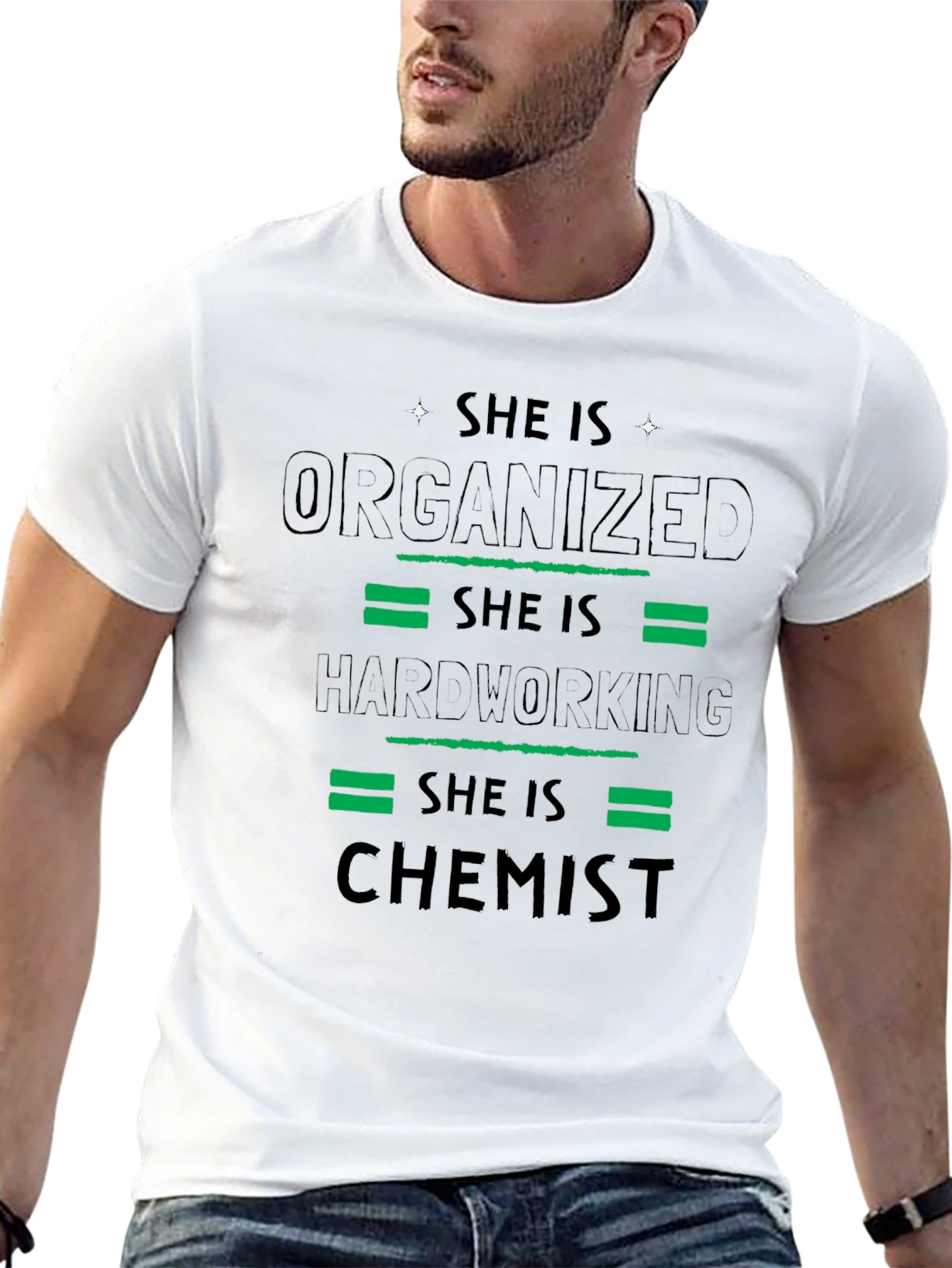 She Is Chemist Graphic Tee