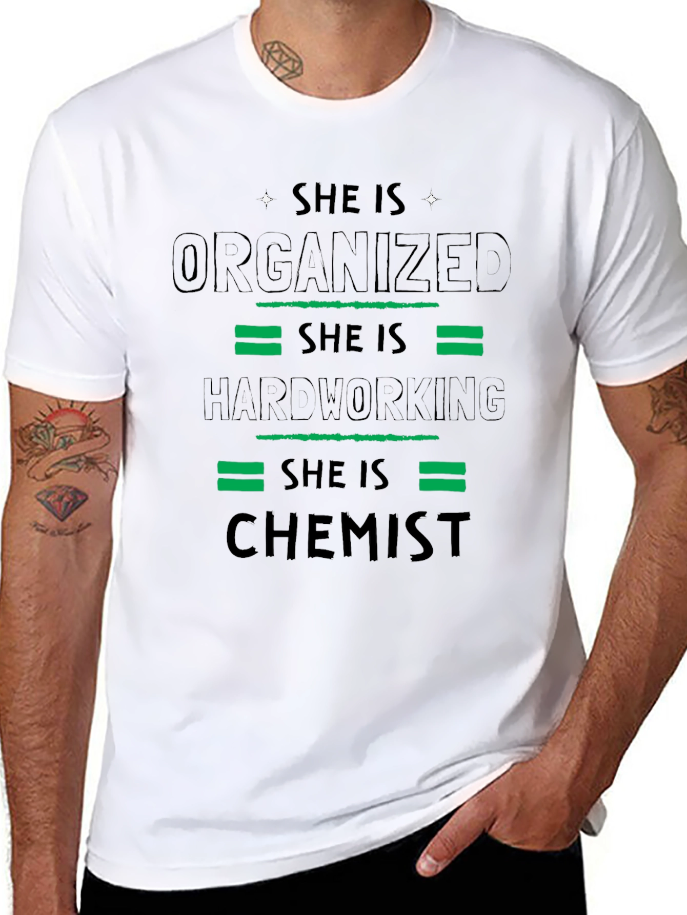 She Is Chemist Graphic Tee