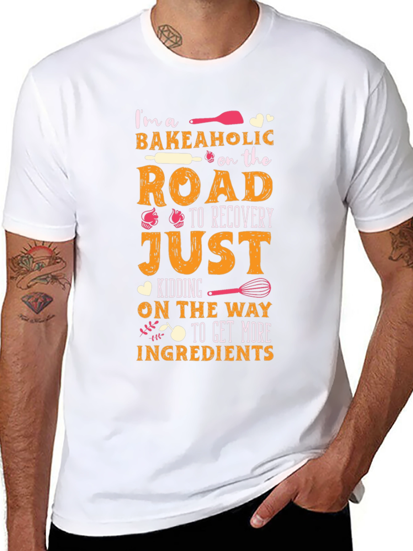 Bakeaholic T-Shirt - Funny Baking Lover Tee