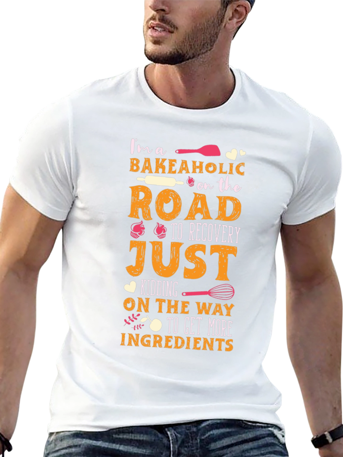 Bakeaholic T-Shirt - Funny Baking Lover Tee