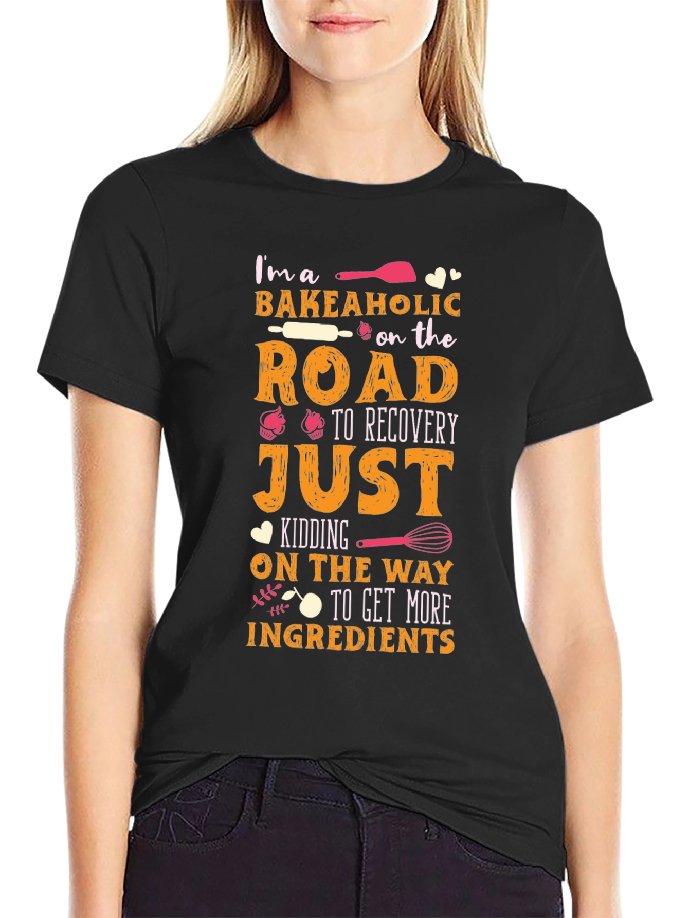 Bakeaholic T-Shirt - Funny Baking Lover Tee