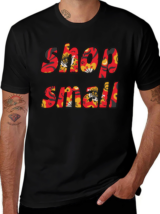 Shop Small Floral T-Shirt - Black