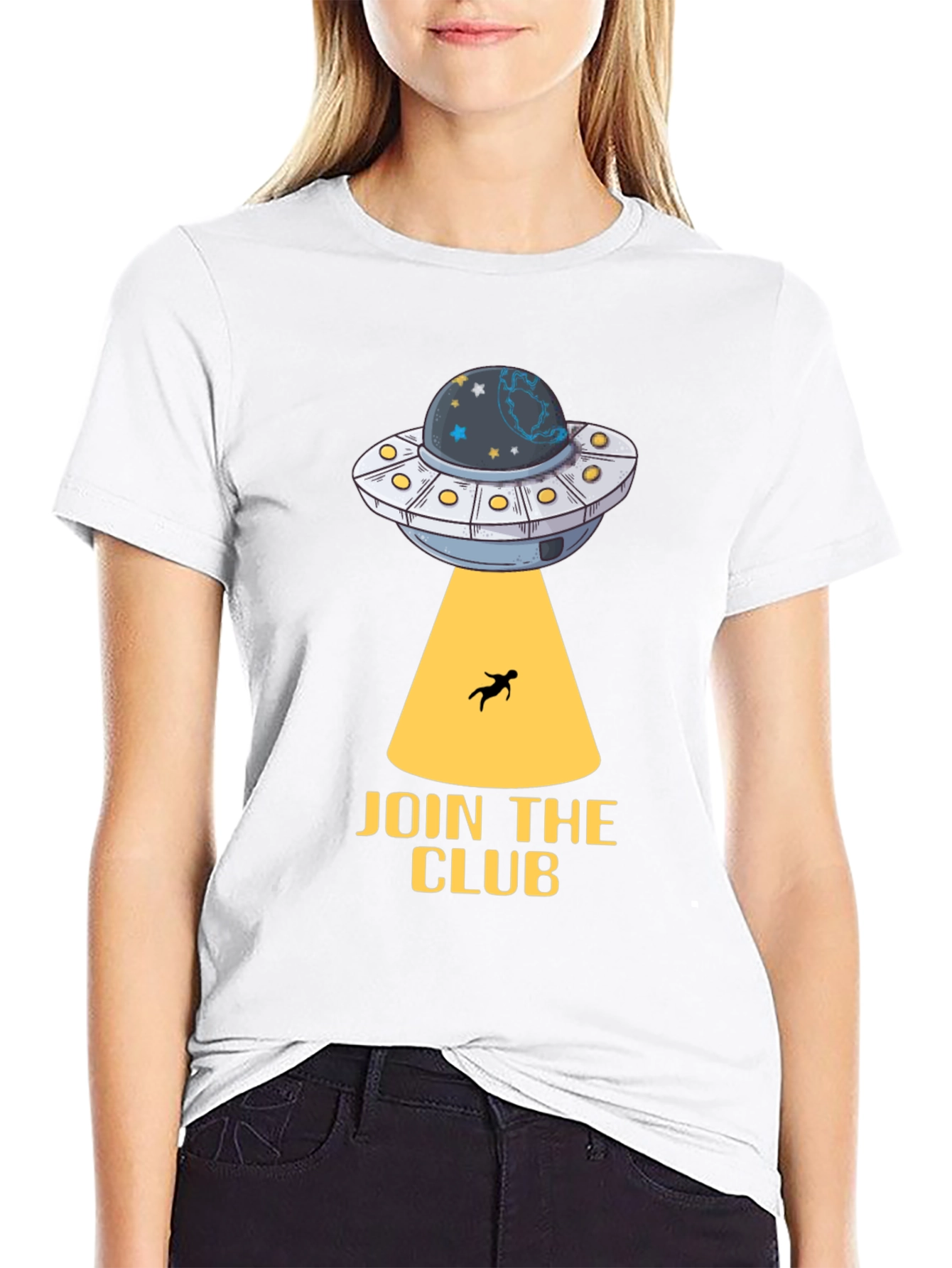 UFO Abduction Club Graphic T-Shirt