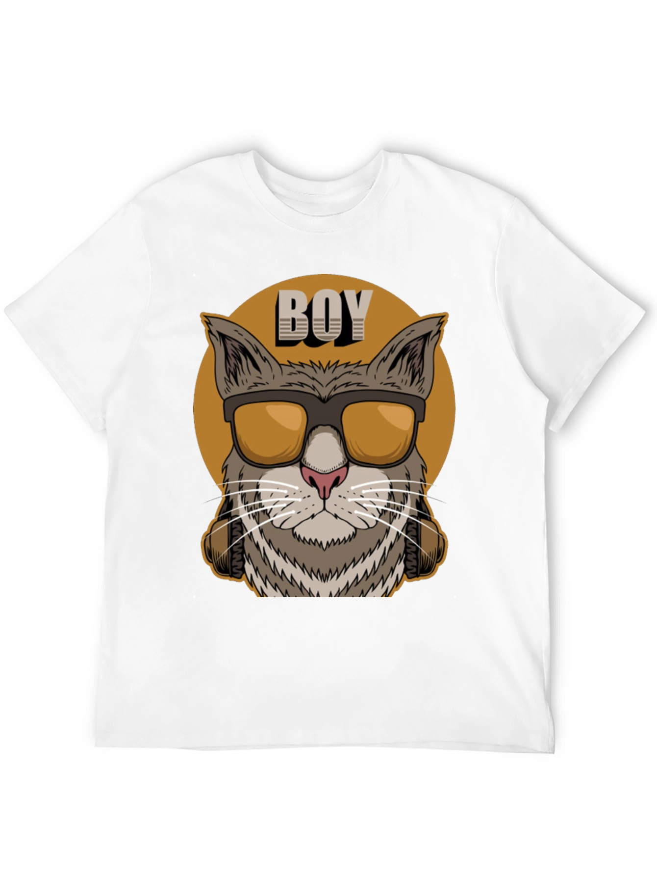 Cool Cat Boy Graphic Tee