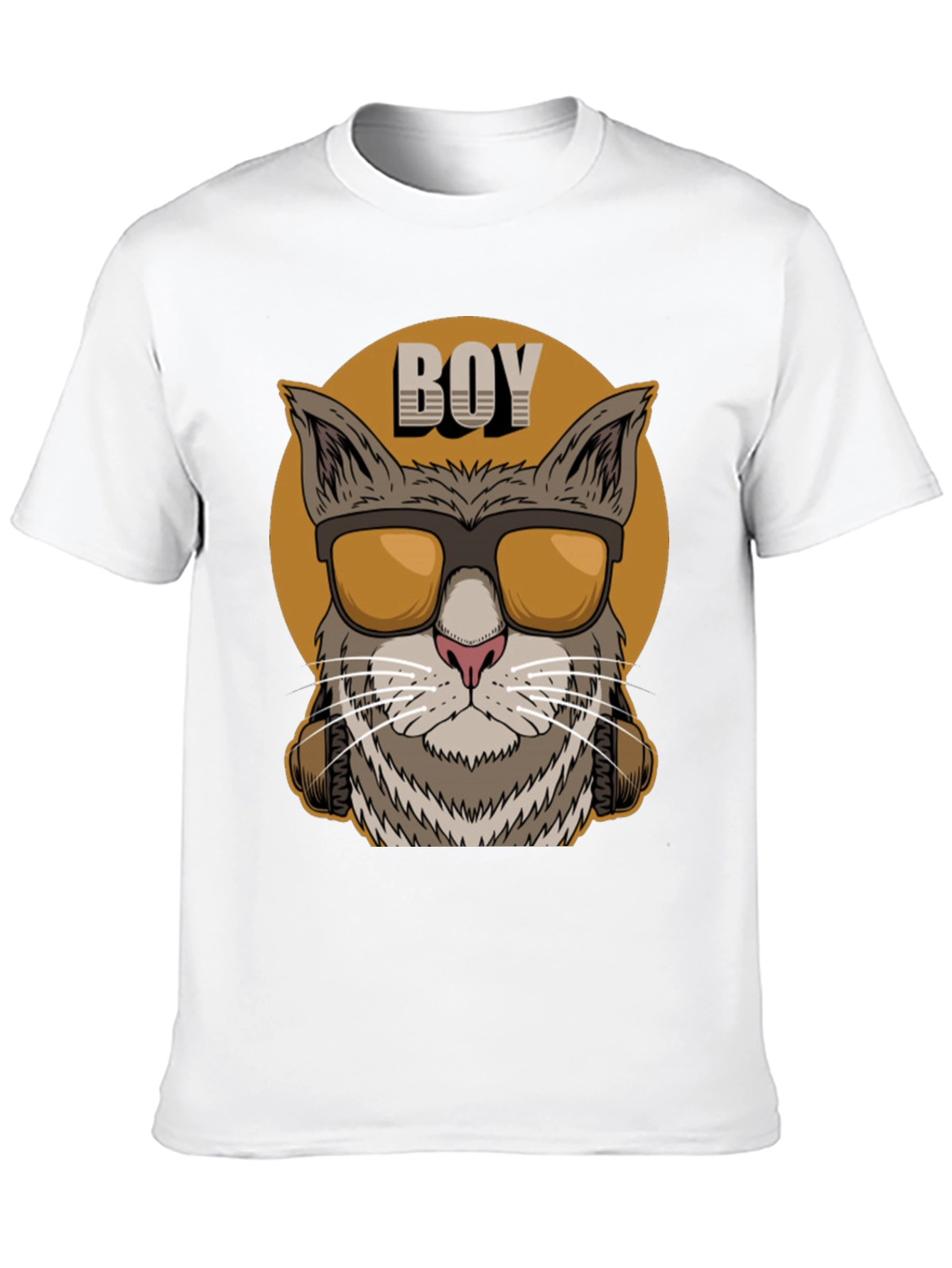 Cool Cat Boy Graphic Tee