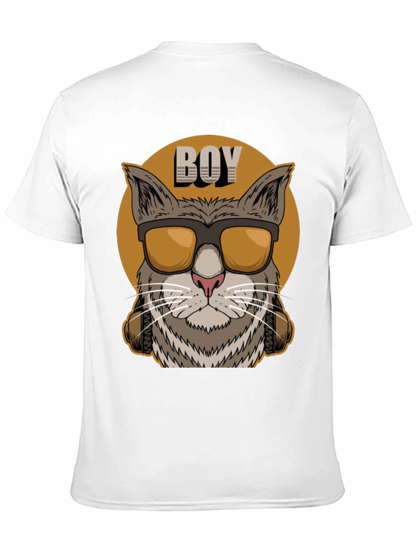 Cool Cat Boy Graphic Tee
