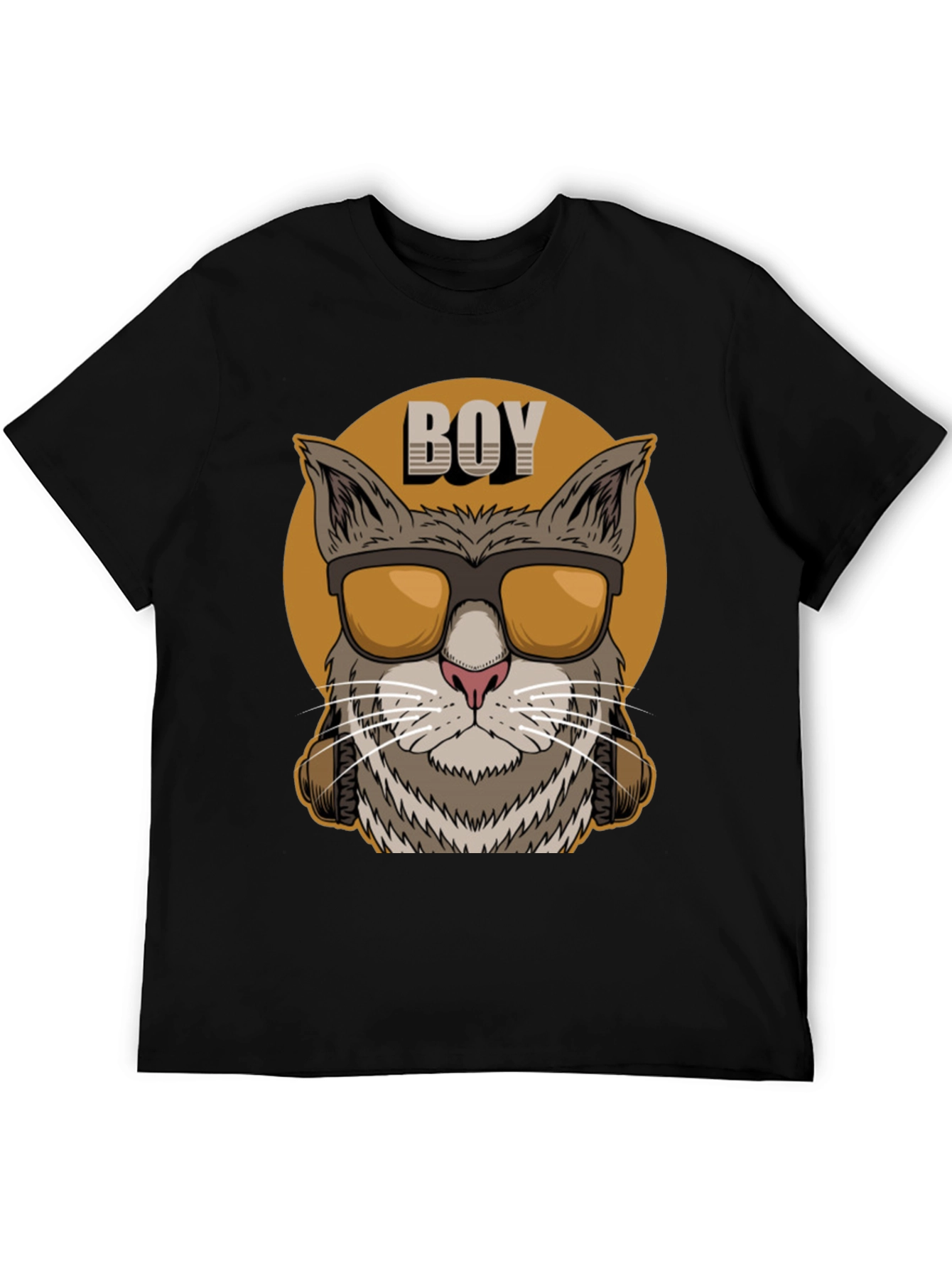 Cool Cat Boy Graphic Tee