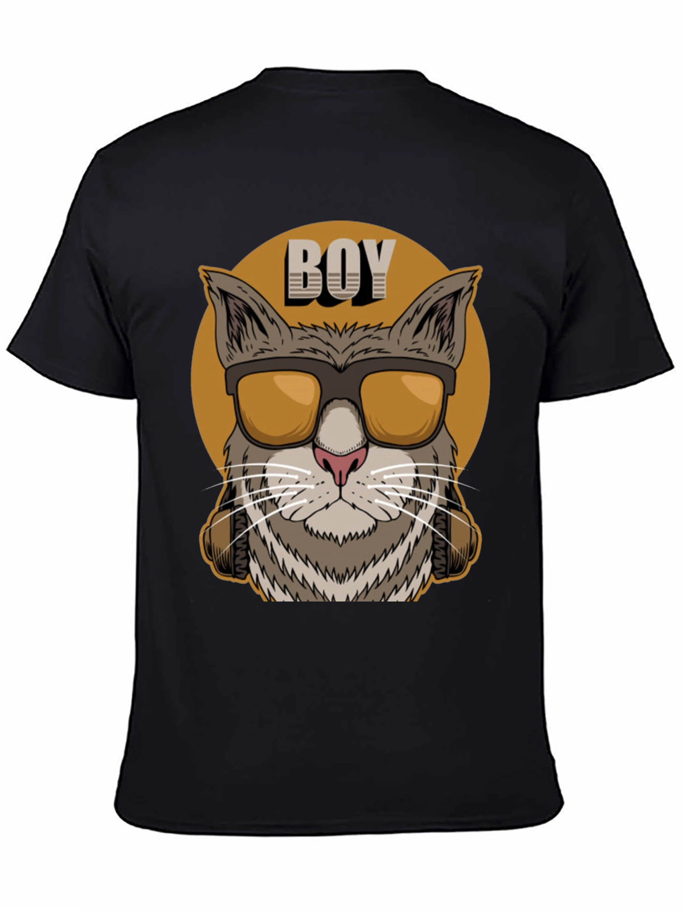 Cool Cat Boy Graphic Tee