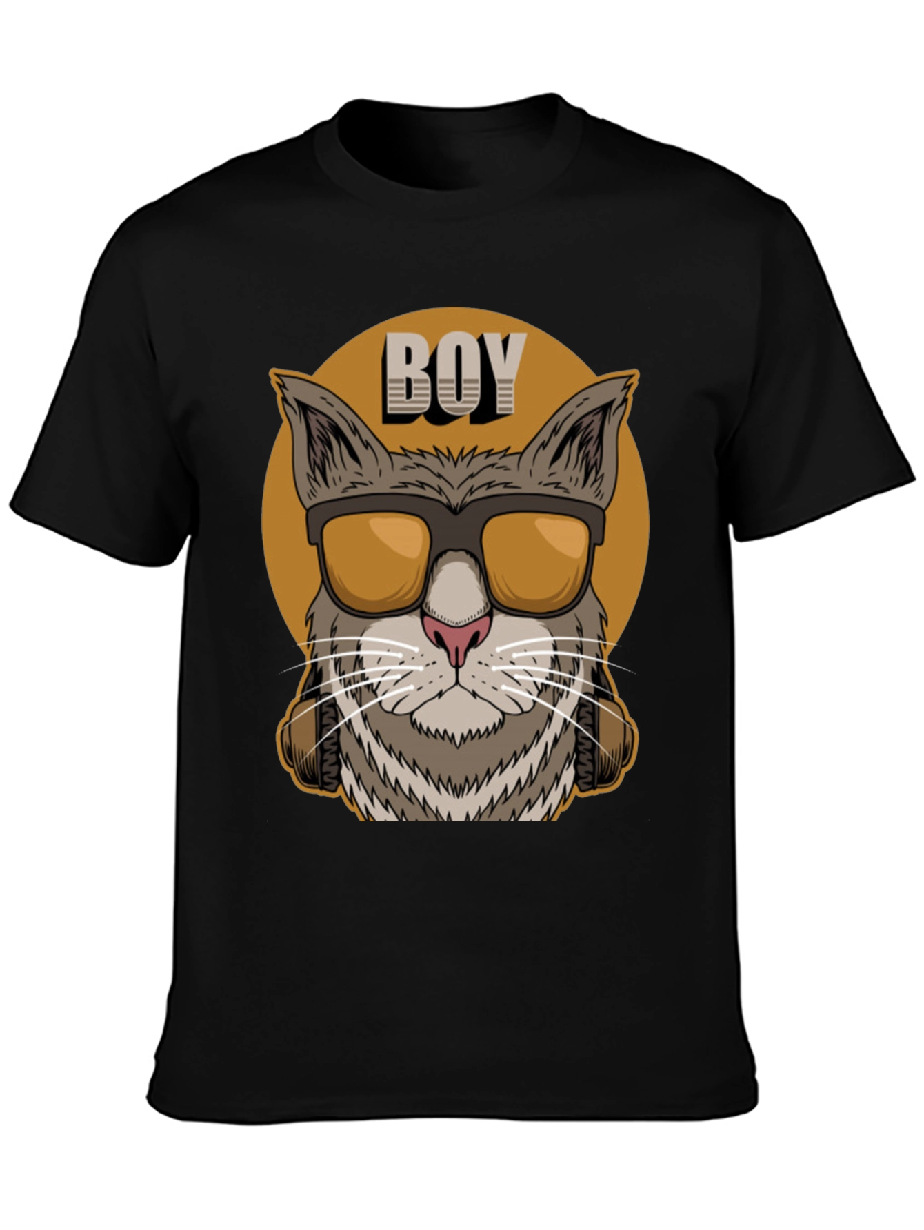 Cool Cat Boy Graphic Tee