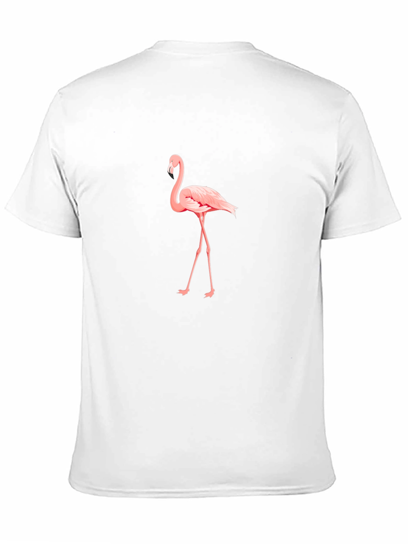 Flamingo Graphic Black T-Shirt - Stylish Casual Wear