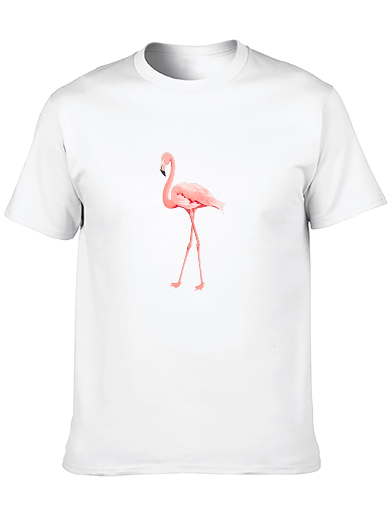 Flamingo Graphic Black T-Shirt - Stylish Casual Wear