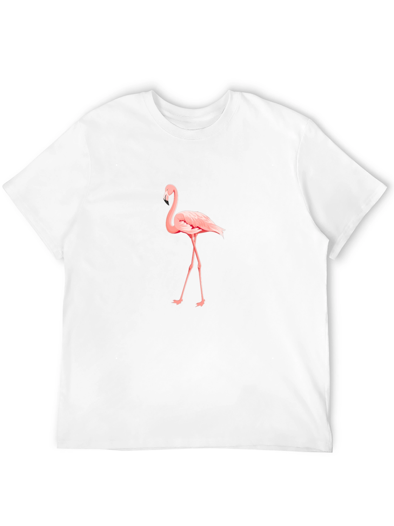 Flamingo Graphic Black T-Shirt - Stylish Casual Wear