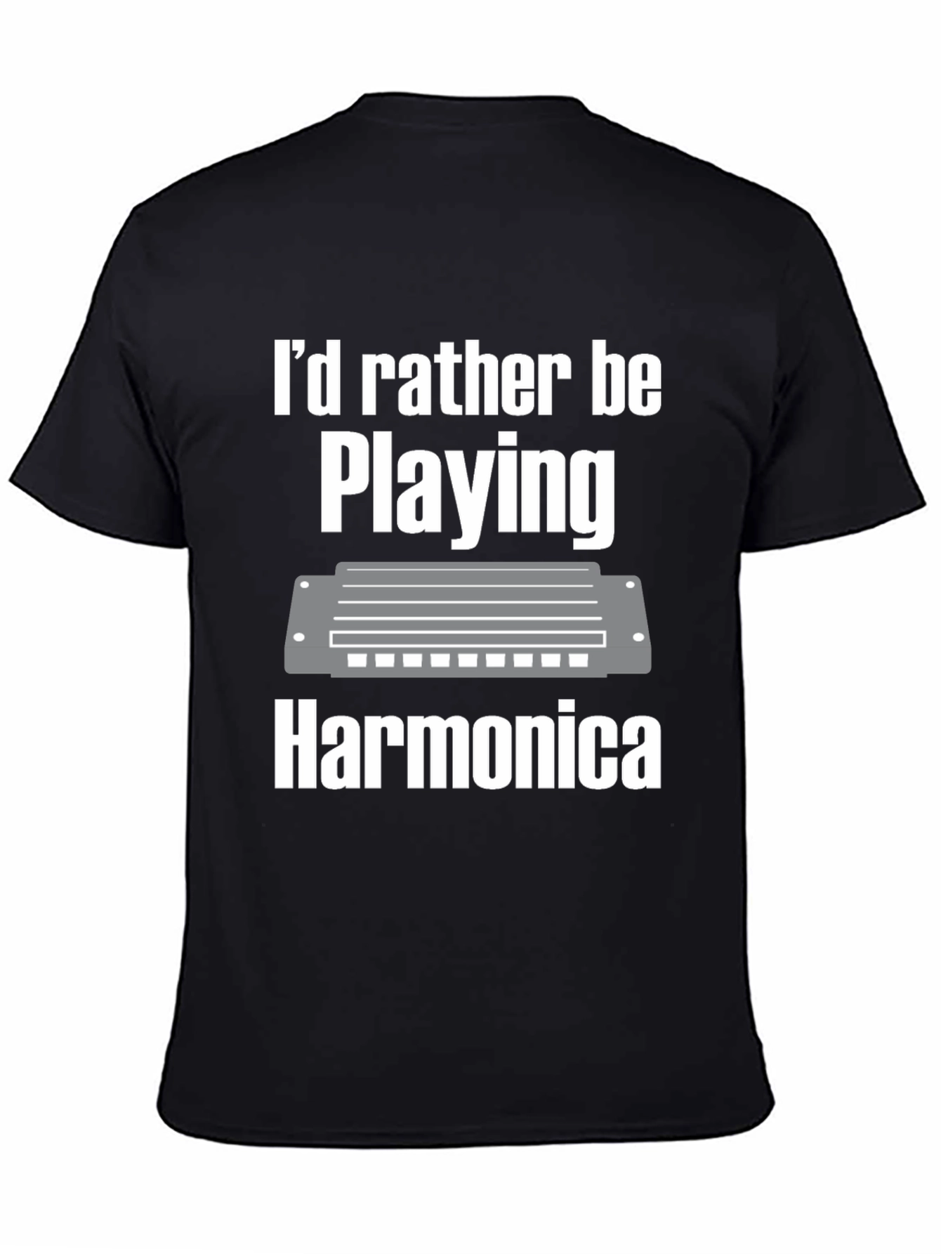 Harmonica Player T-Shirt
