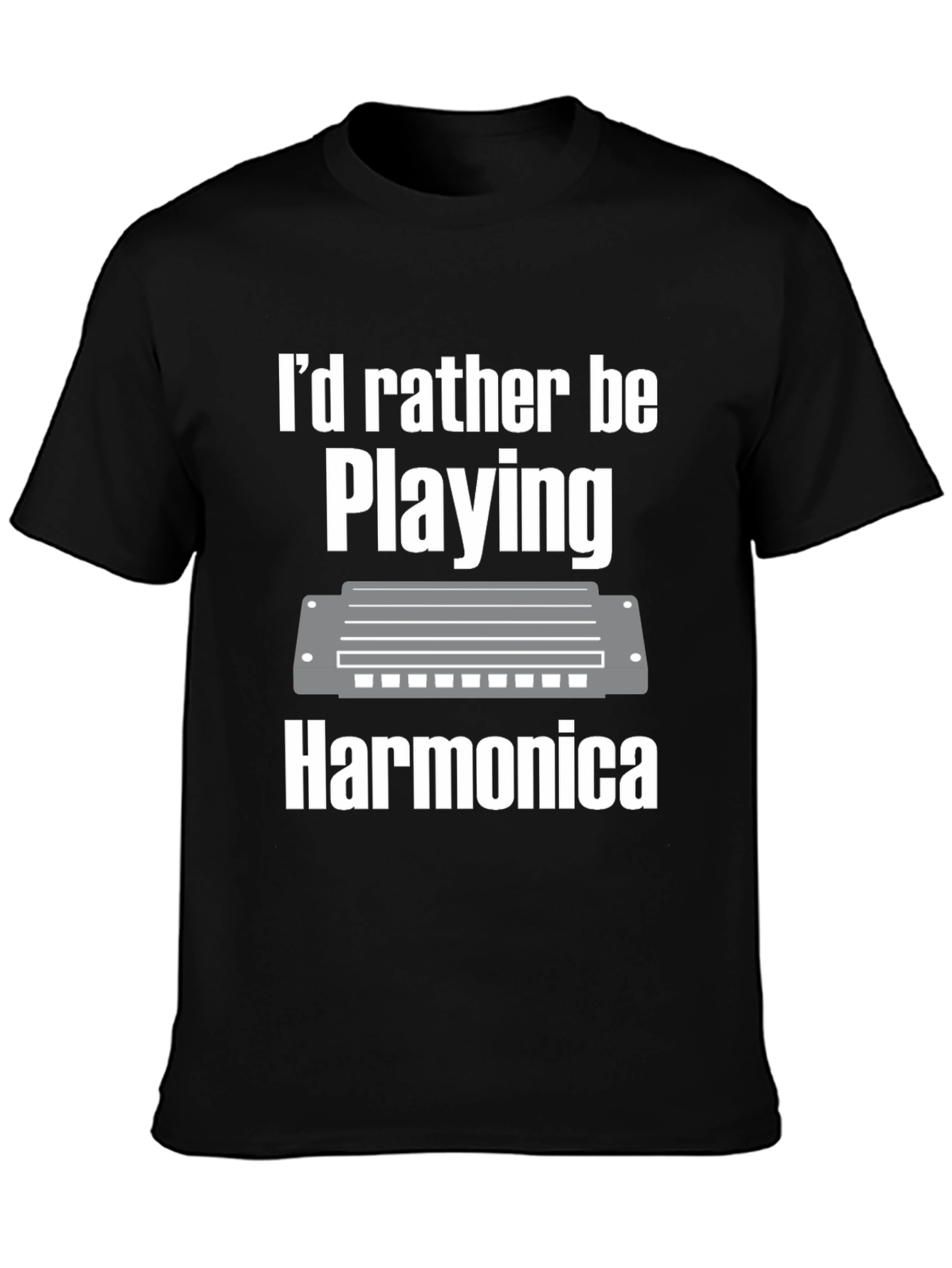 Harmonica Player T-Shirt