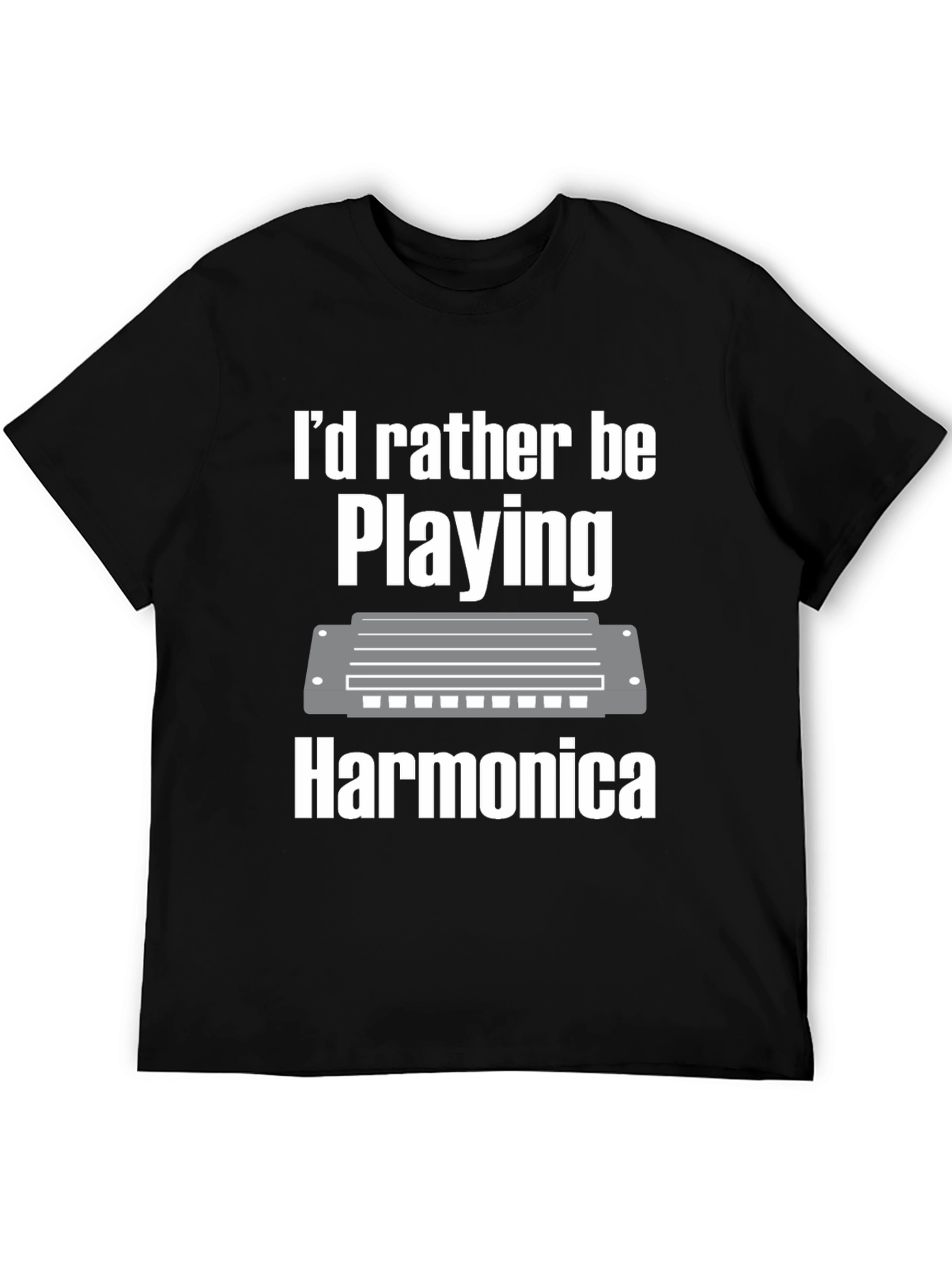 Harmonica Player T-Shirt