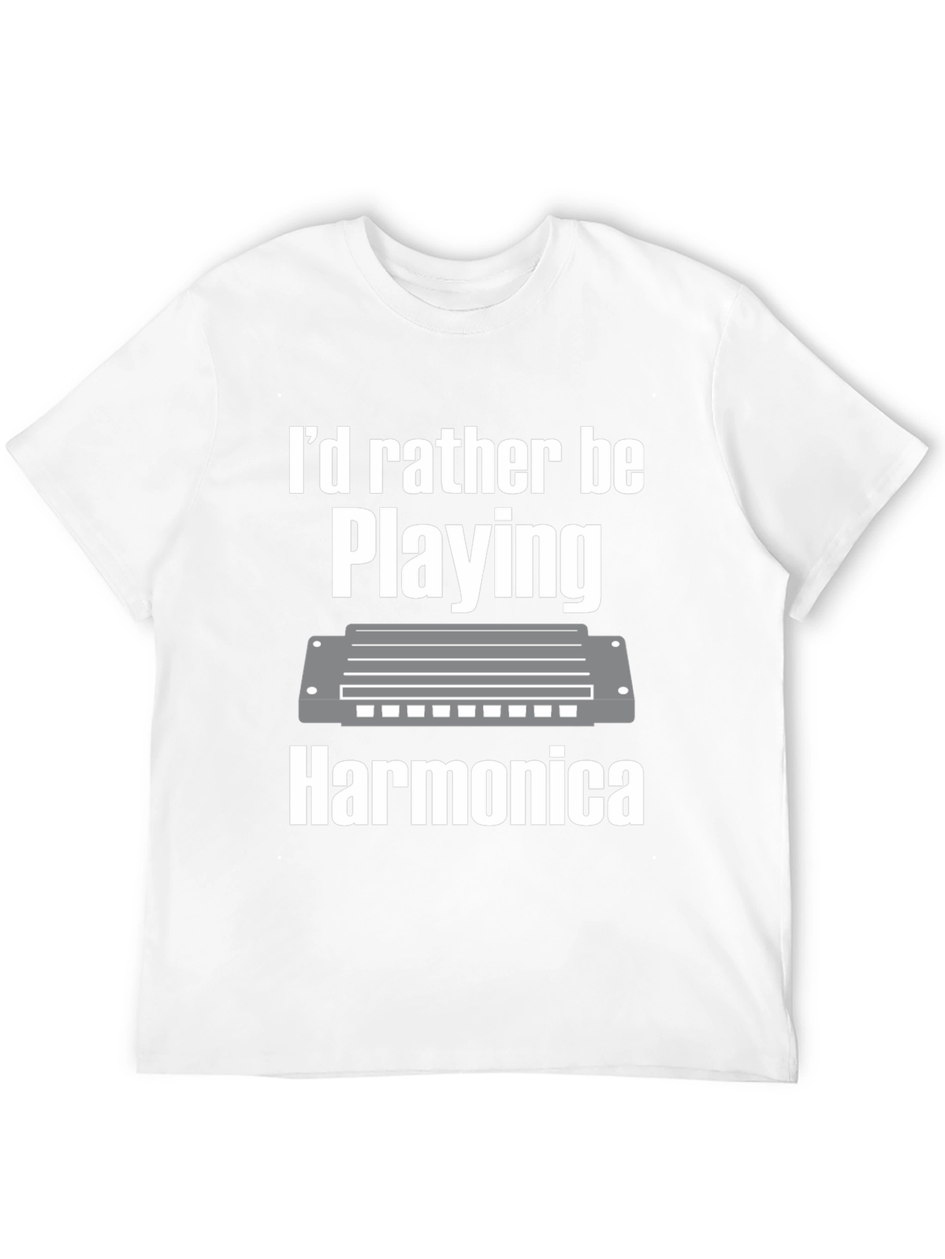 Harmonica Player T-Shirt