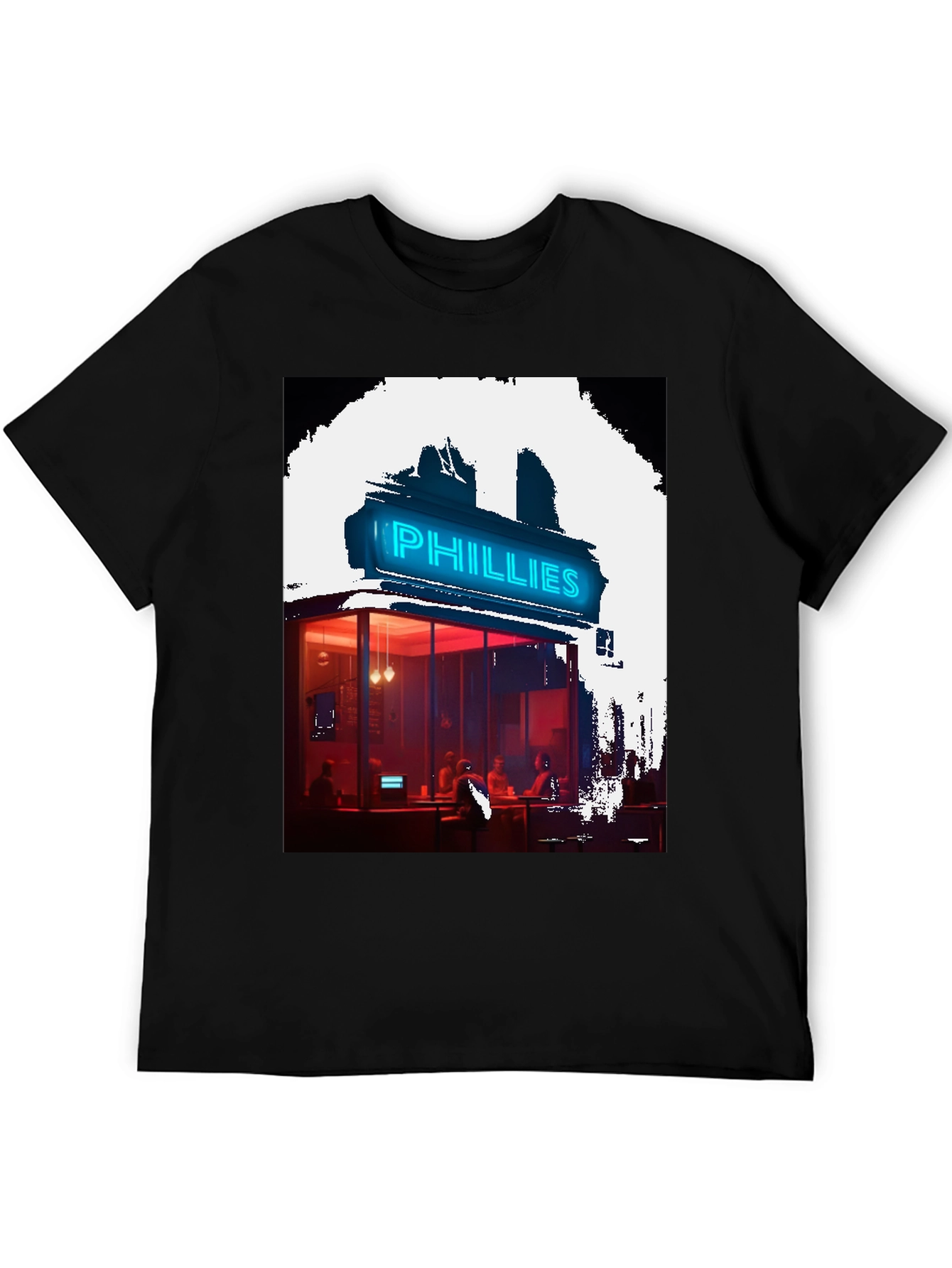 Neon Phillies Restaurant Graphic Tee