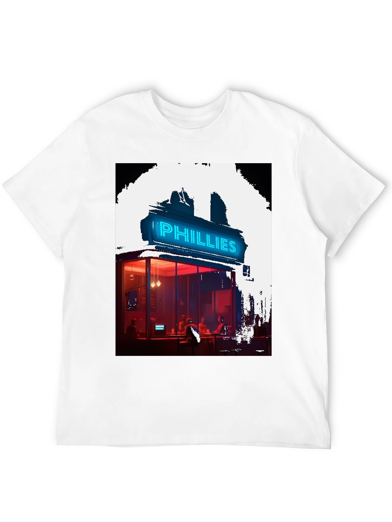 Neon Phillies Restaurant Graphic Tee