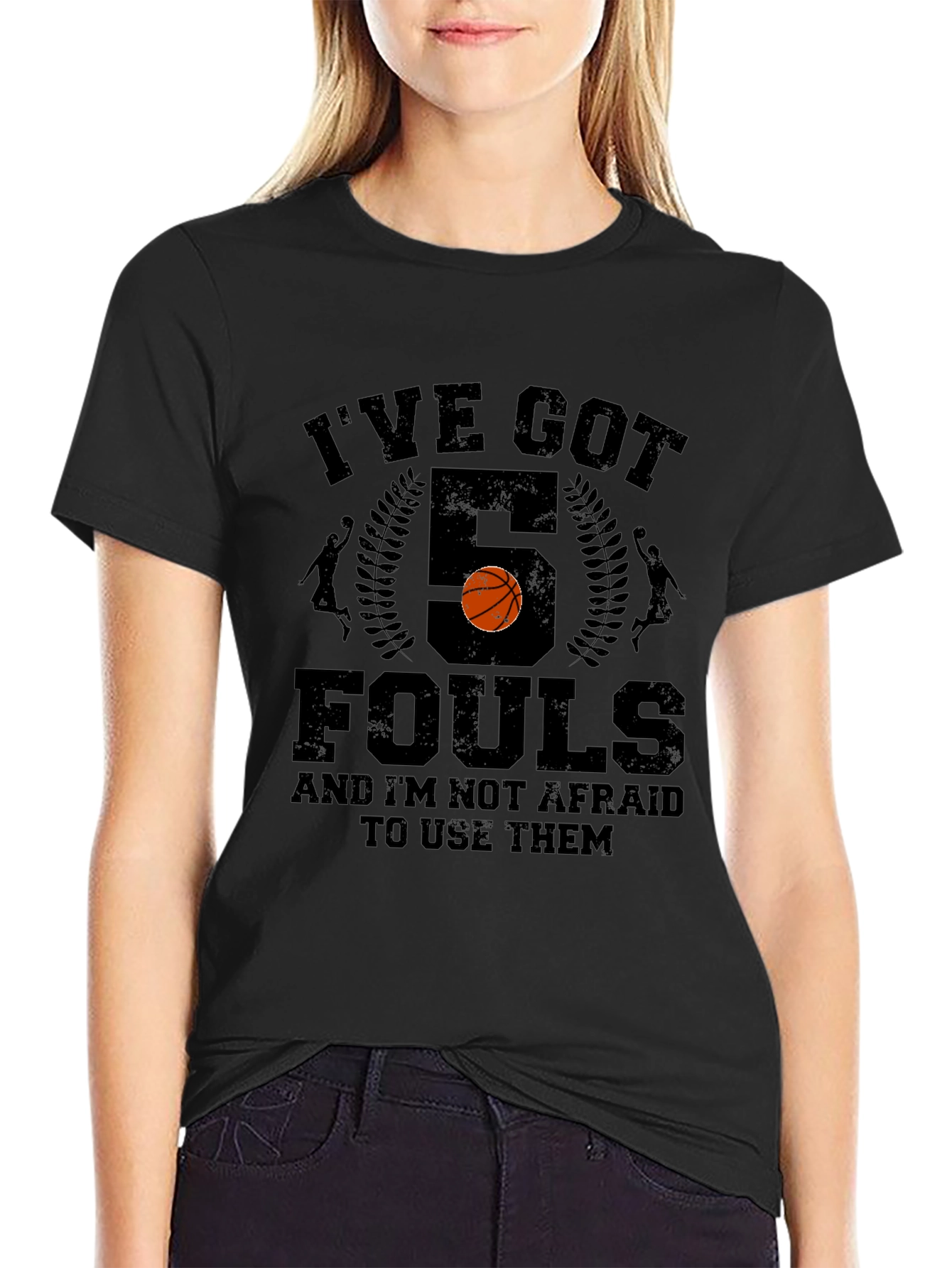 Basketball T-Shirt - Ive Got 5 Fouls