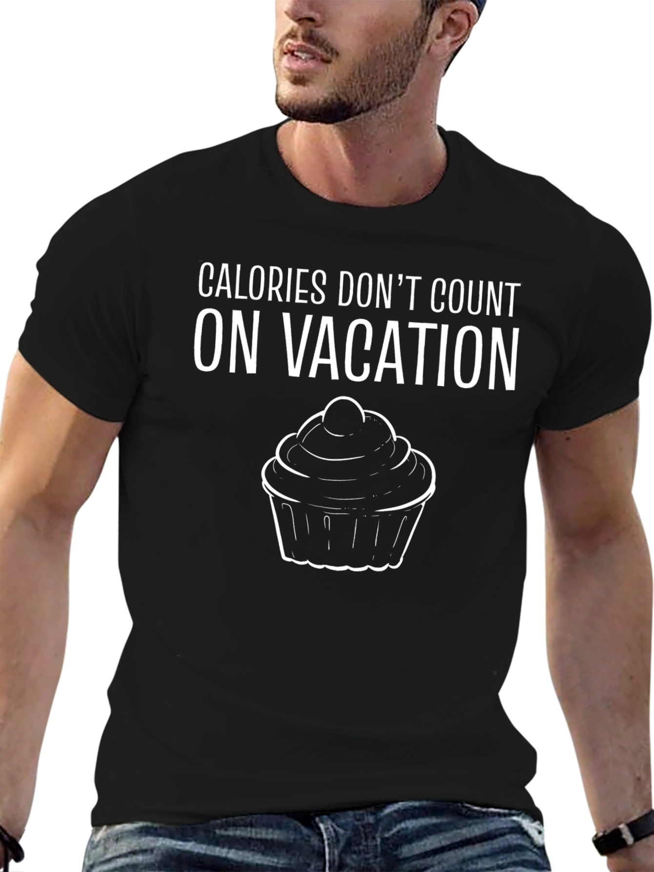 Calories Dont Count Vacation Graphic Tee