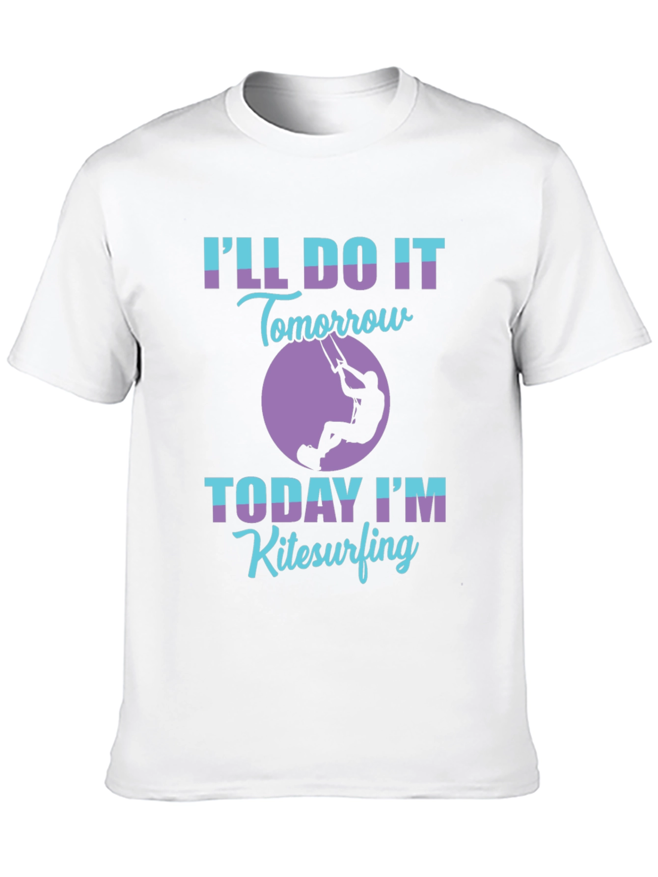 Kitesurfing Graphic Tee - Ill Do It Tomorrow