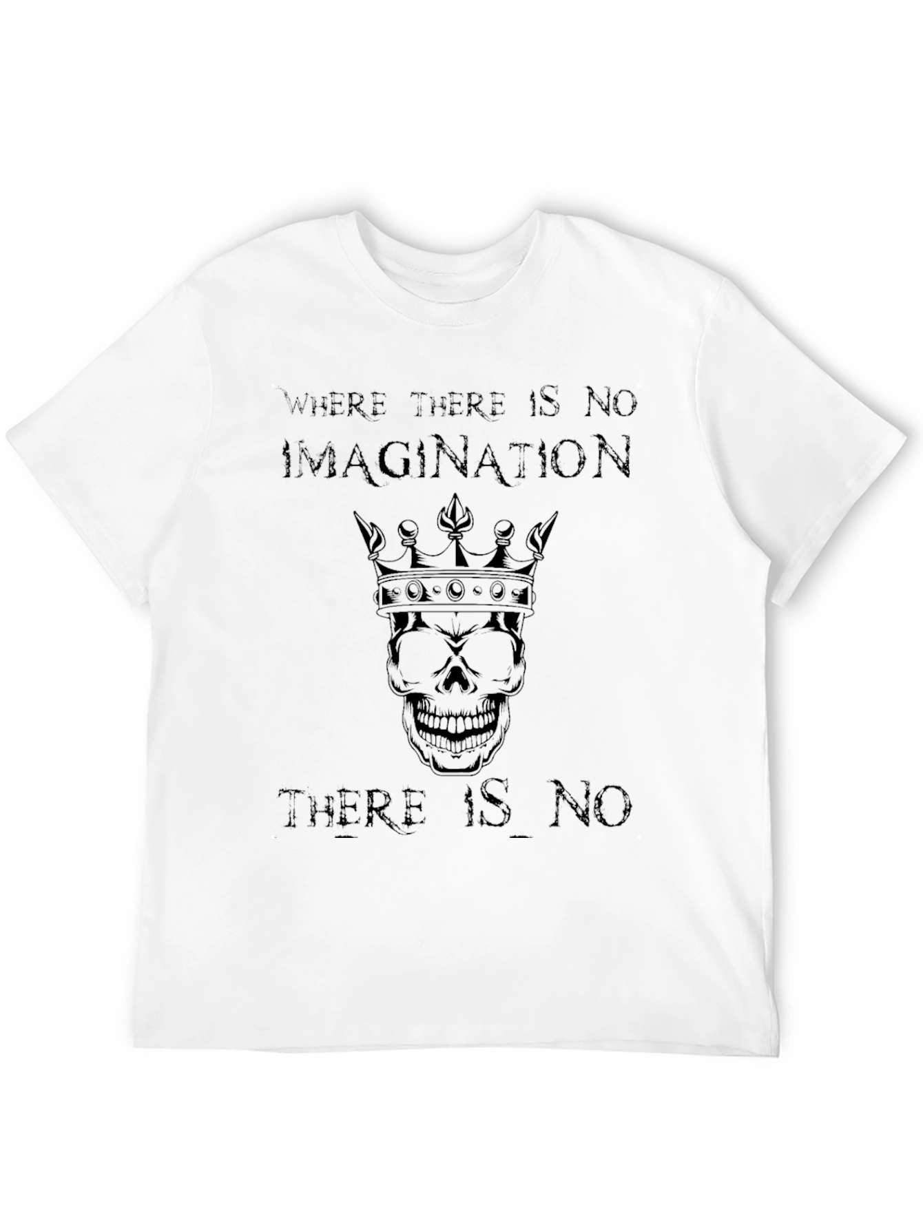 Skull King Imagination Graphic Tee - Black
