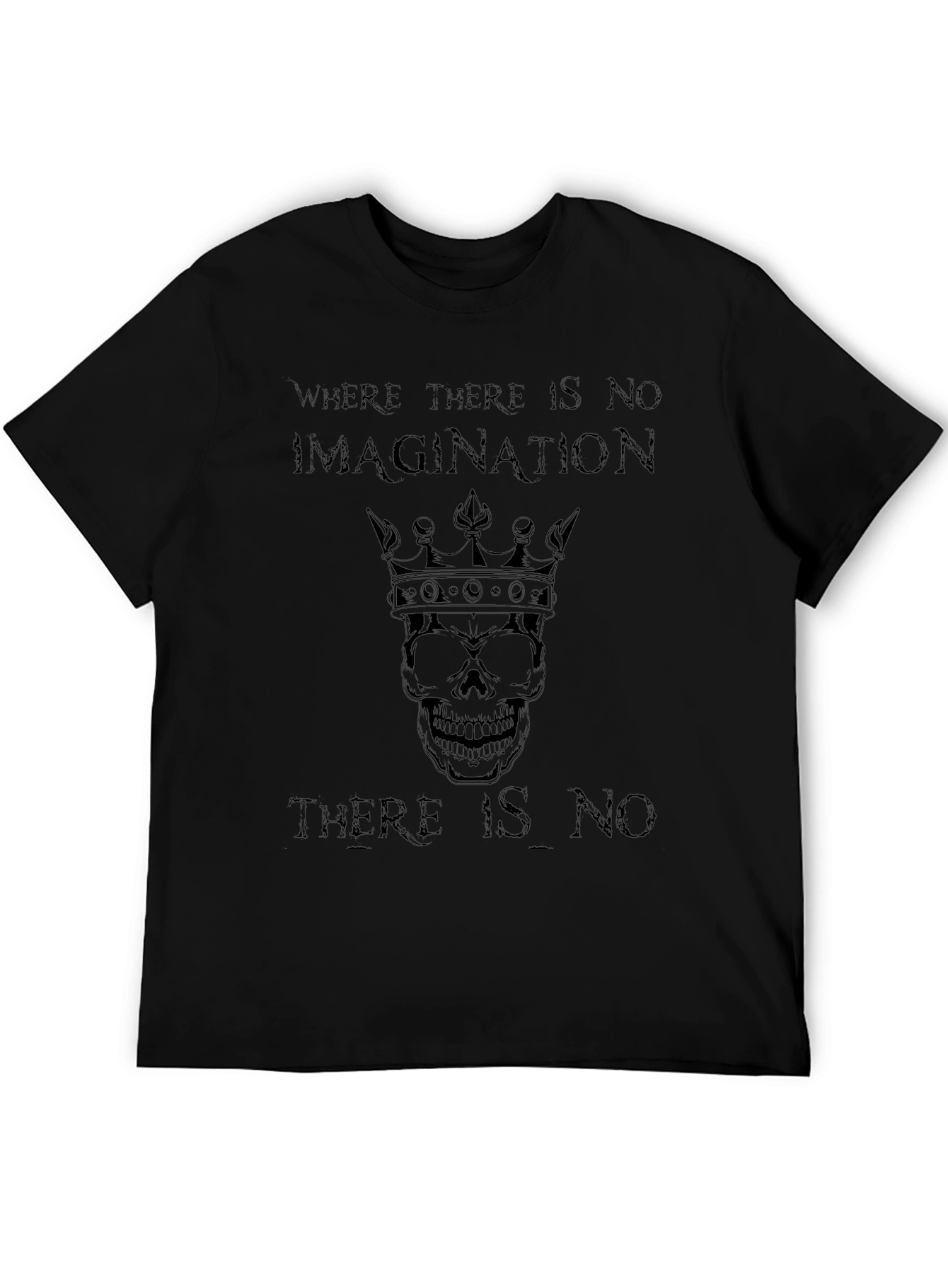 Skull King Imagination Graphic Tee - Black