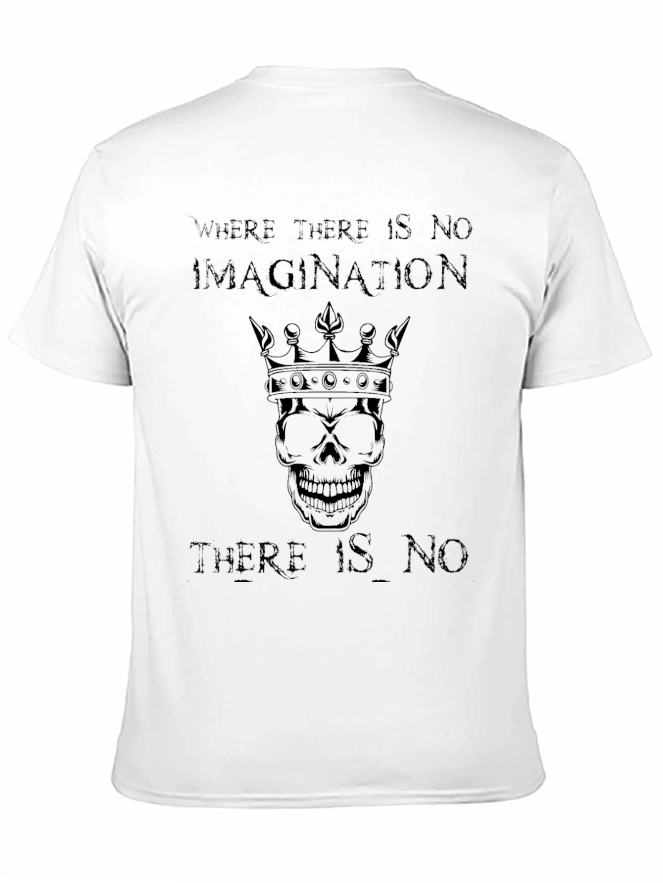 Skull King Imagination Graphic Tee - Black