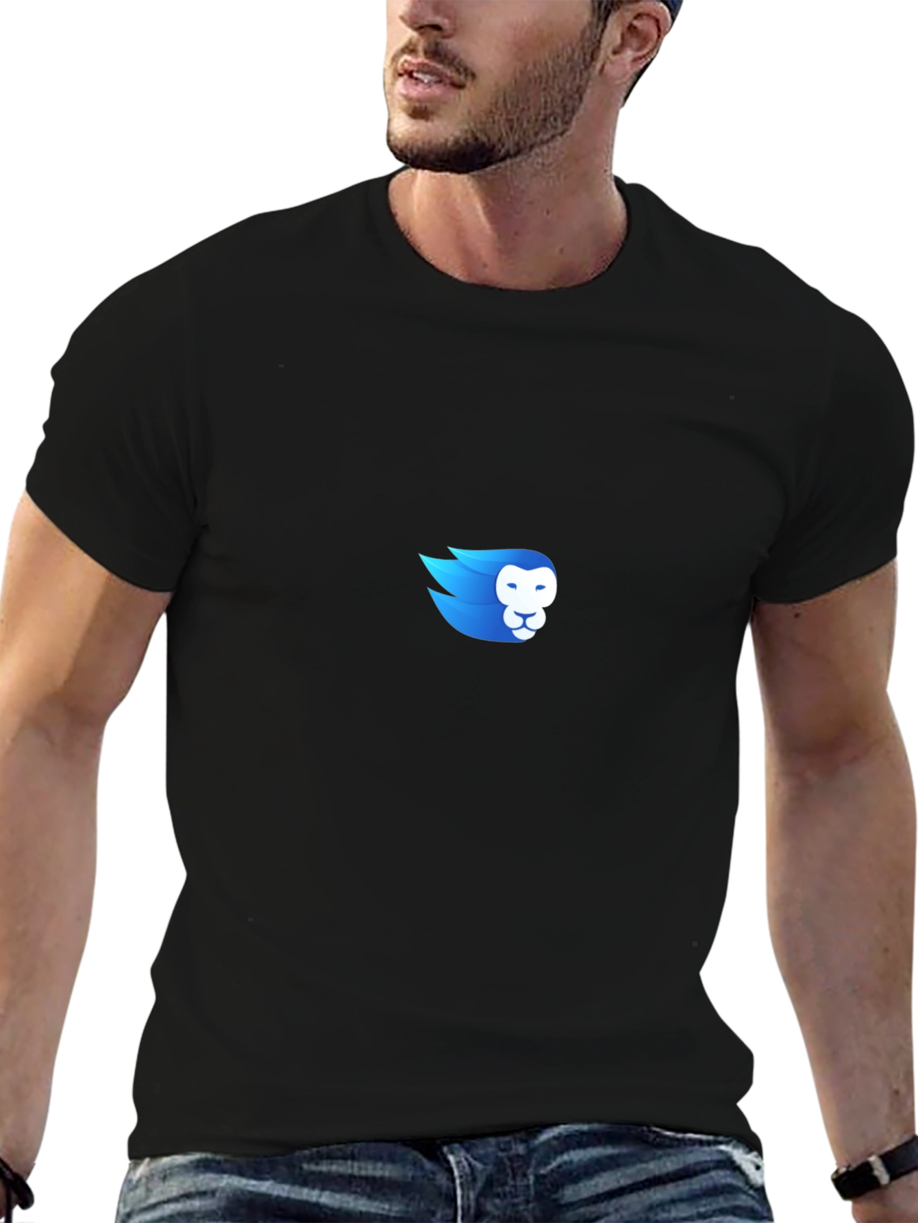 Brave Browser Logo Black T-Shirt