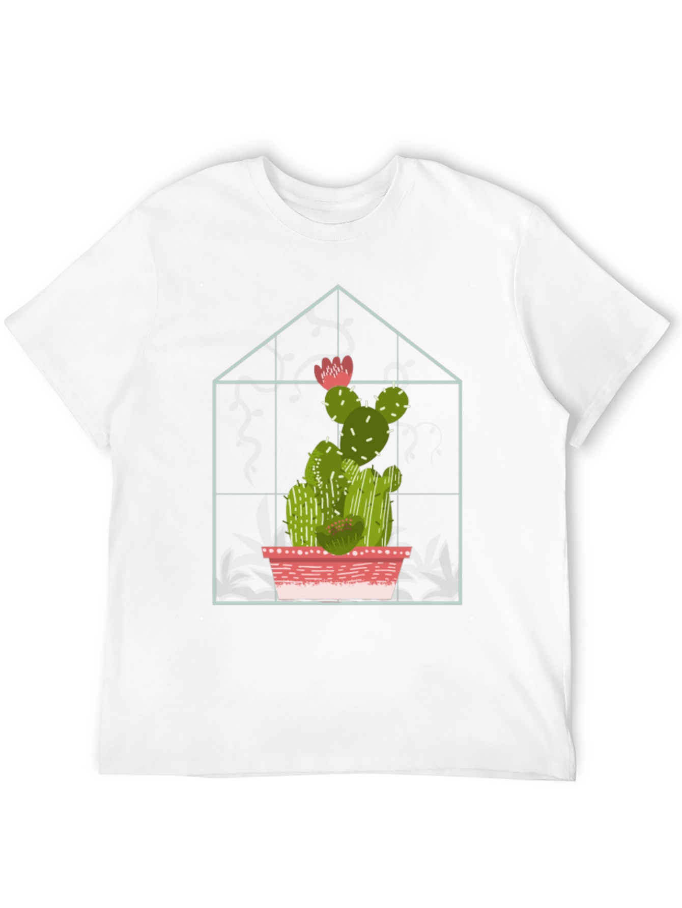 Cactus Greenhouse Graphic Tee - Stylish and Unique