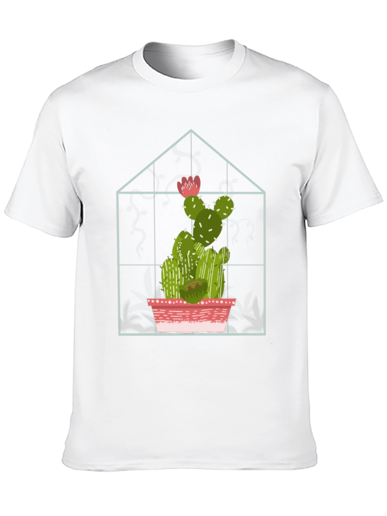 Cactus Greenhouse Graphic Tee - Stylish and Unique