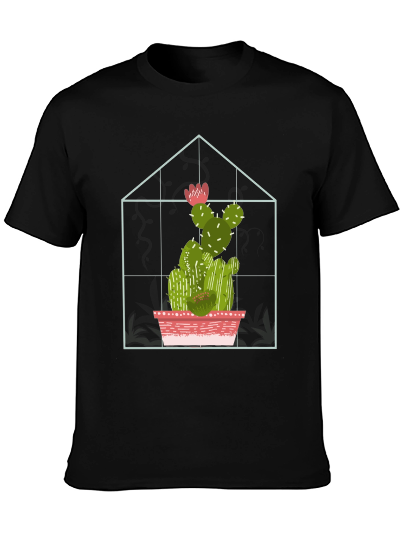 Cactus Greenhouse Graphic Tee - Stylish and Unique