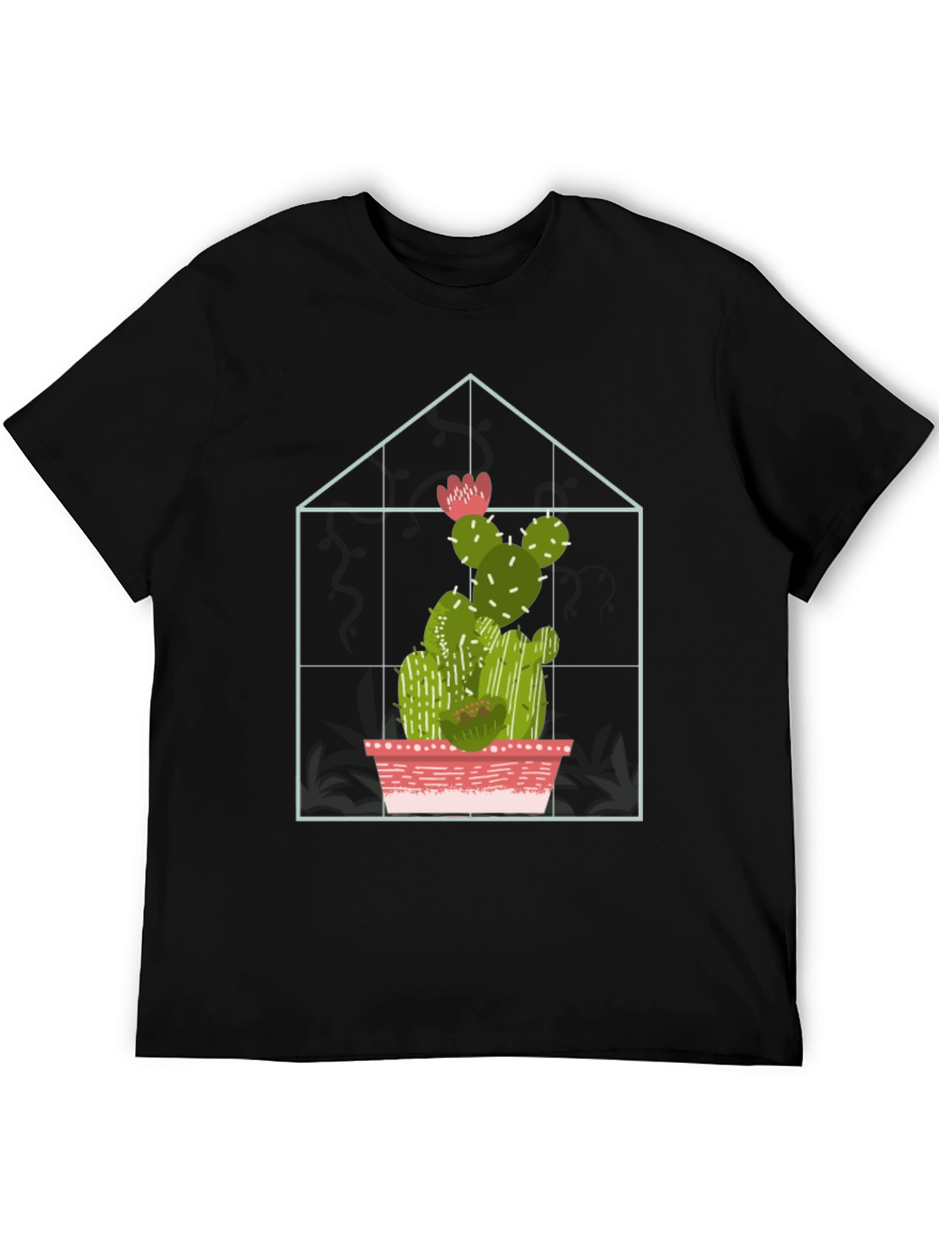 Cactus Greenhouse Graphic Tee - Stylish and Unique
