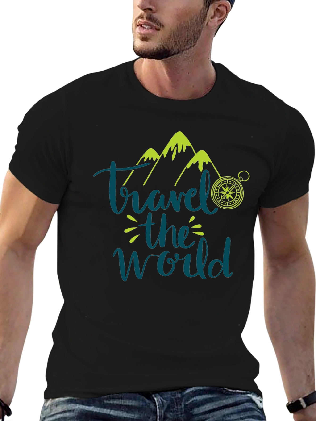 Travel the World Graphic Tee - Adventure Awaits