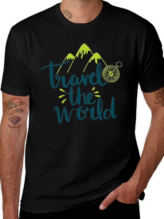 Travel the World Graphic Tee - Adventure Awaits