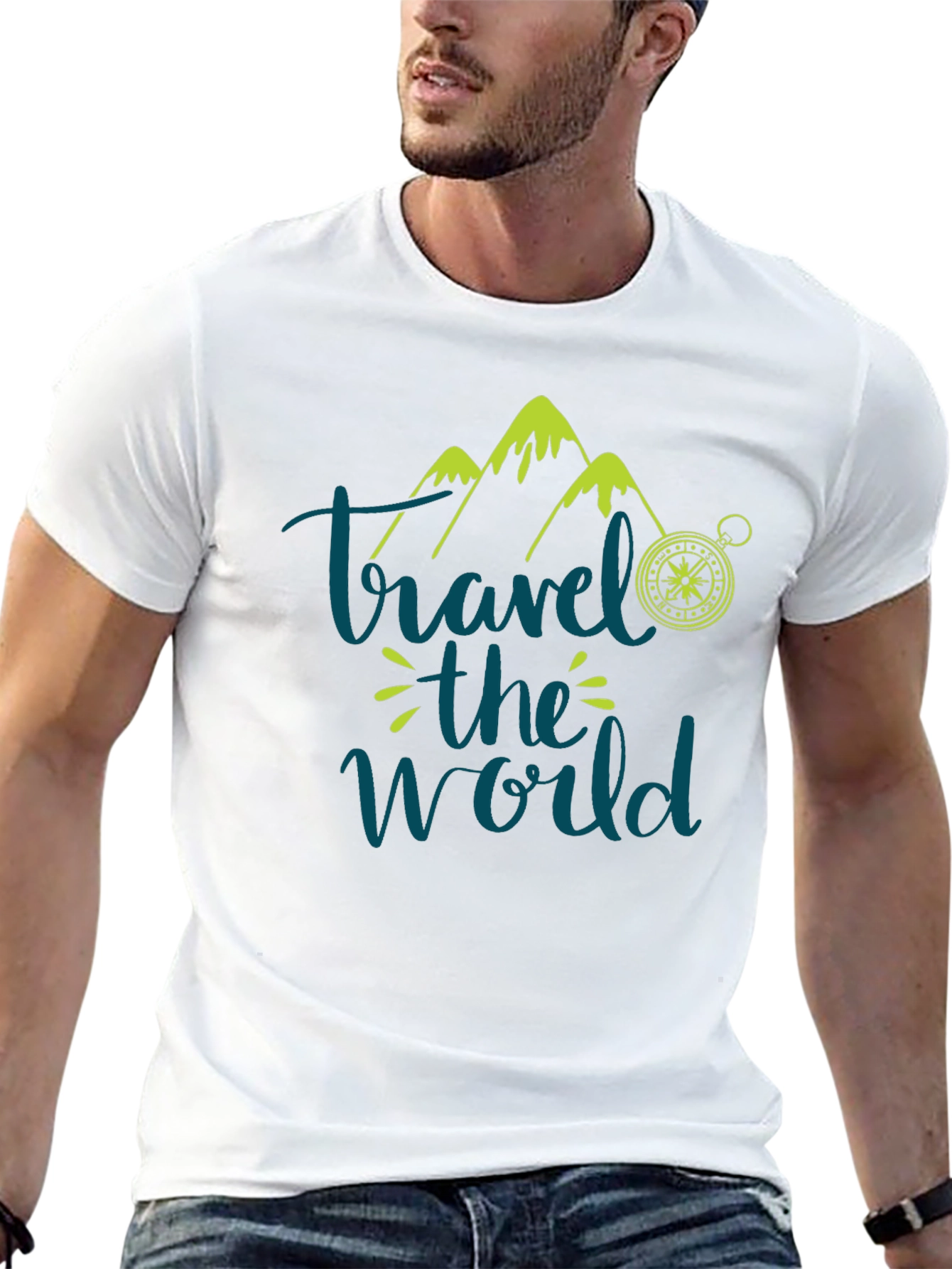 Travel the World Graphic Tee - Adventure Awaits