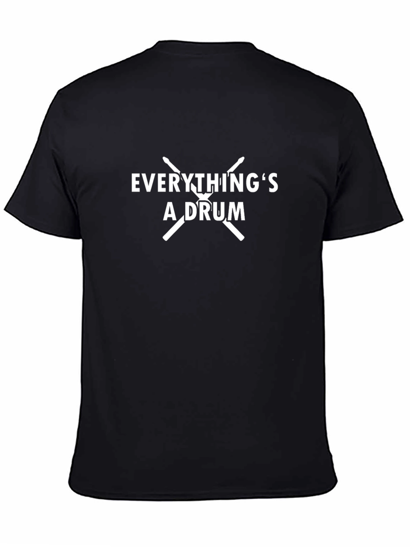 Everythings A Drum Black T-Shirt
