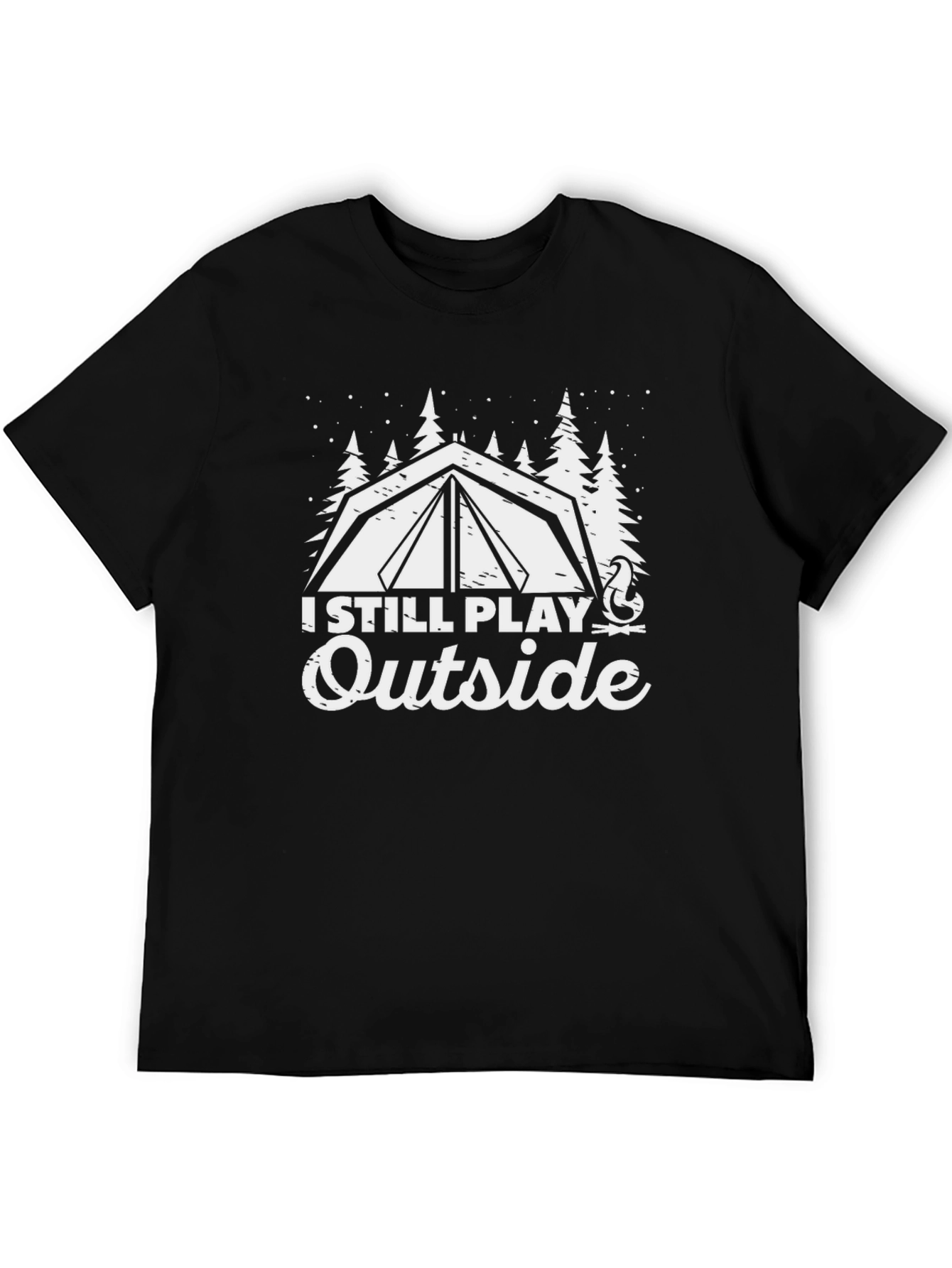 I Still Play Outside Camping Graphic Tee