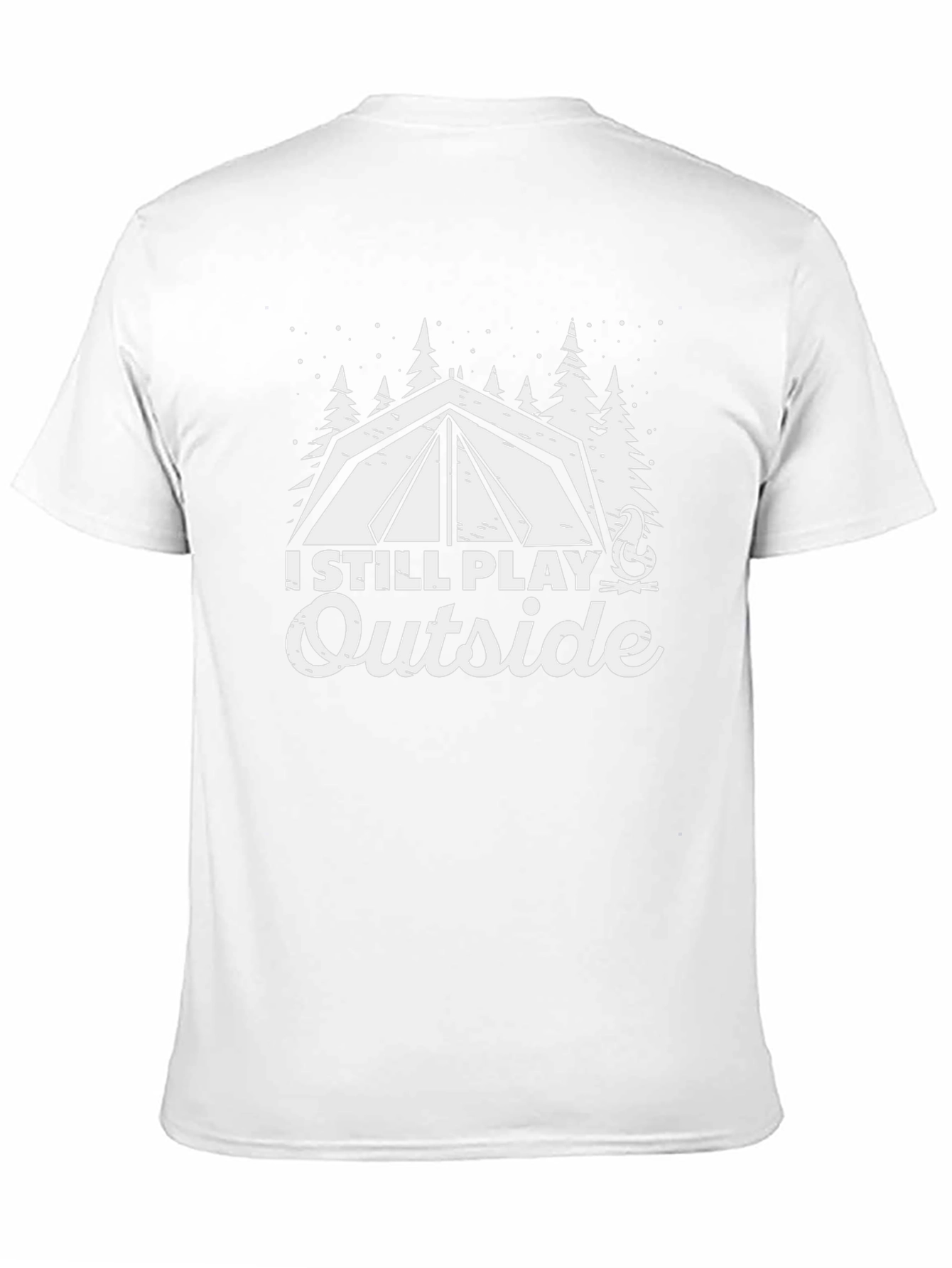 I Still Play Outside Camping Graphic Tee