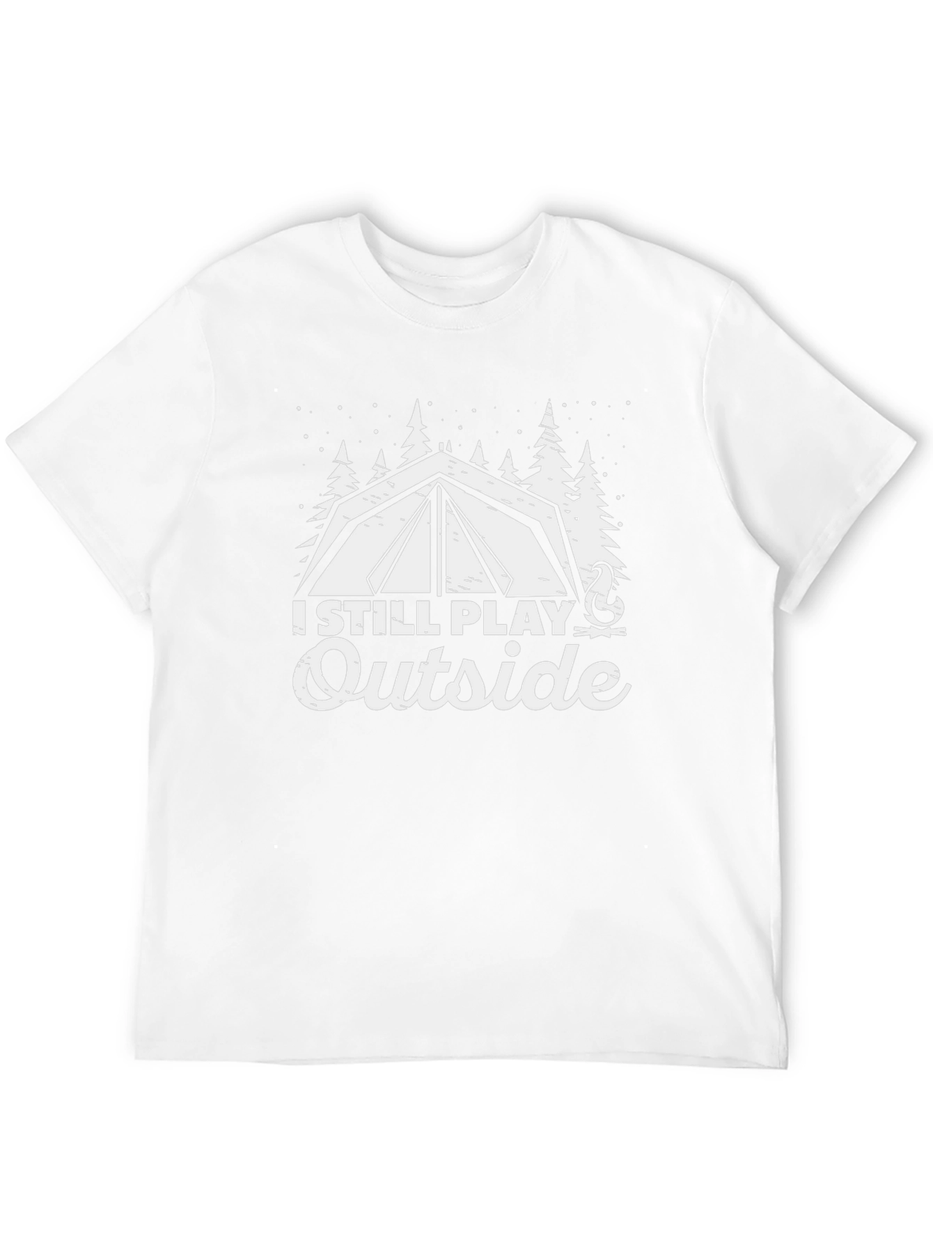 I Still Play Outside Camping Graphic Tee