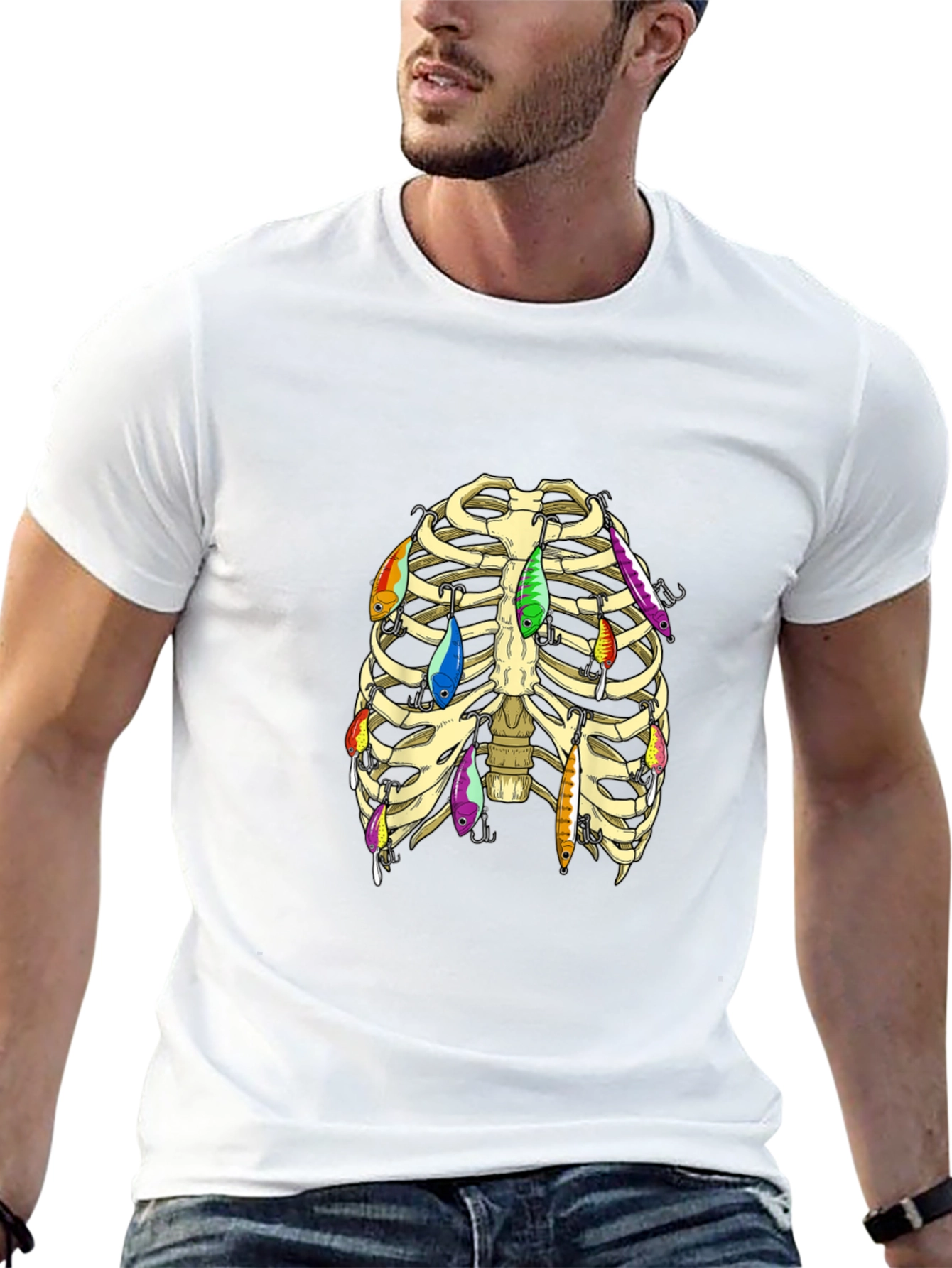 Fishing Lure Rib Cage T-Shirt