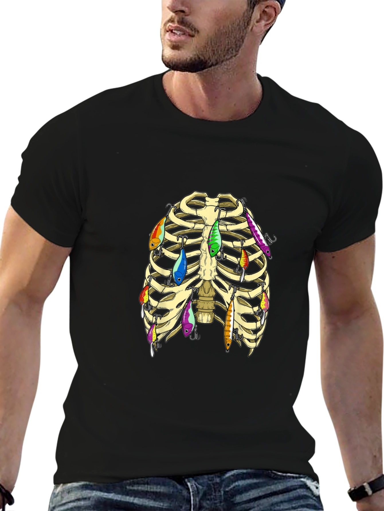 Fishing Lure Rib Cage T-Shirt