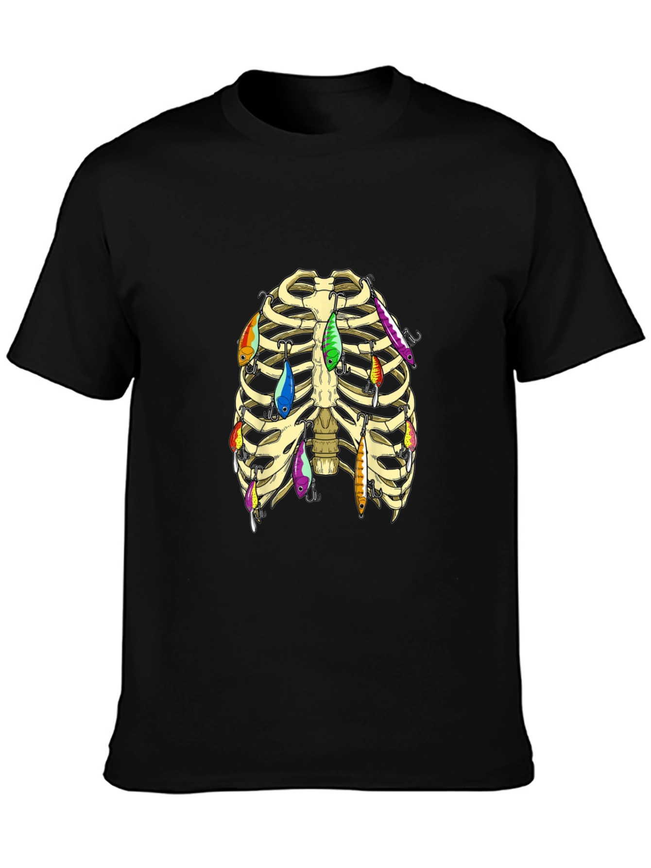 Fishing Lure Rib Cage T-Shirt