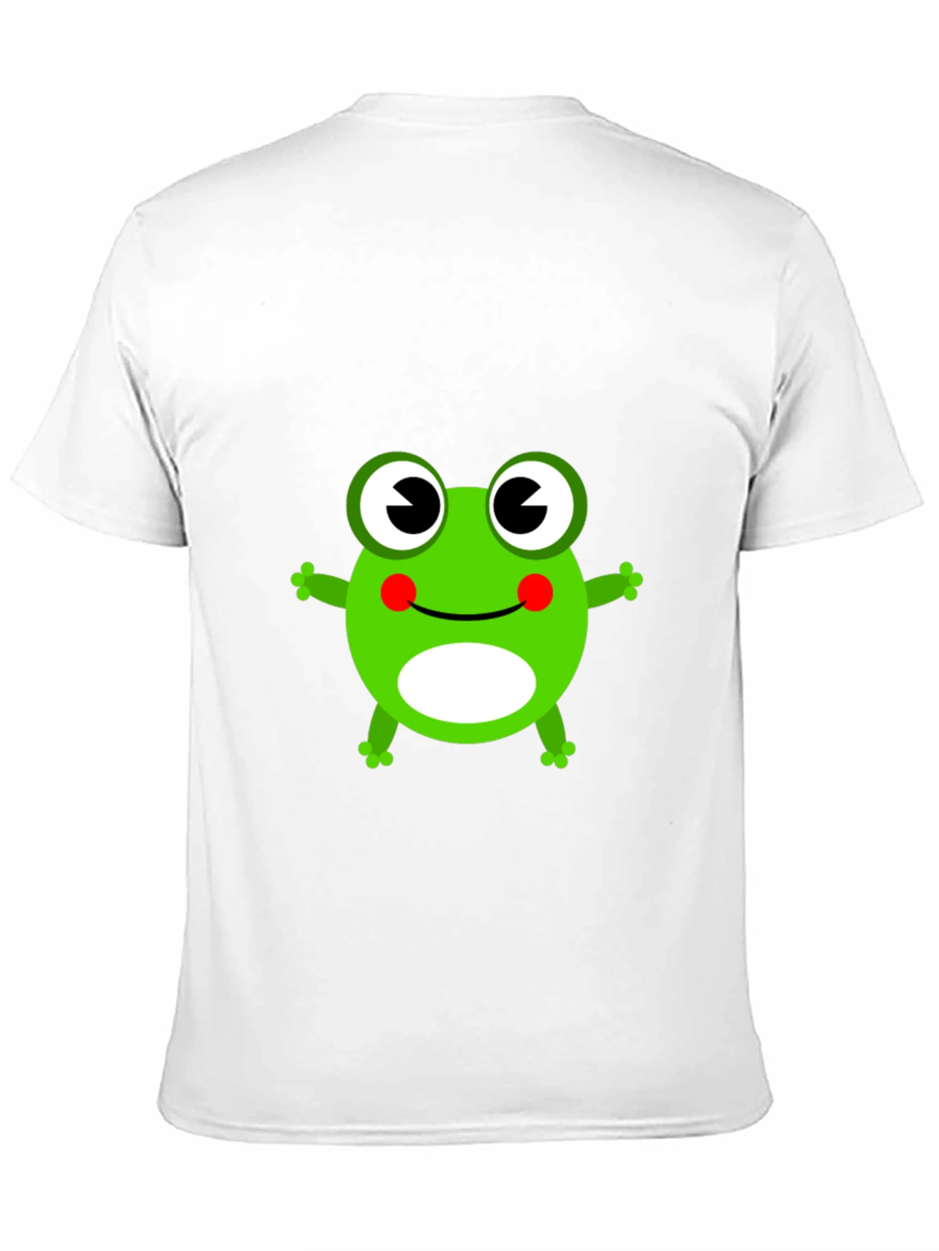 Cute Frog Graphic T-Shirt - Black