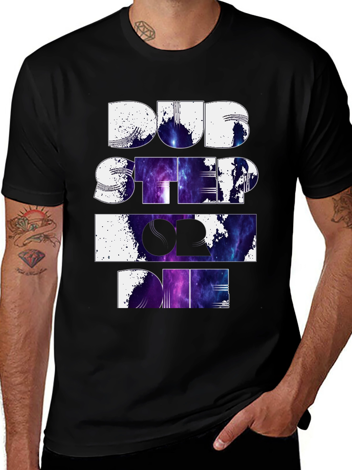 Dubstep Die Black Graphic Tee