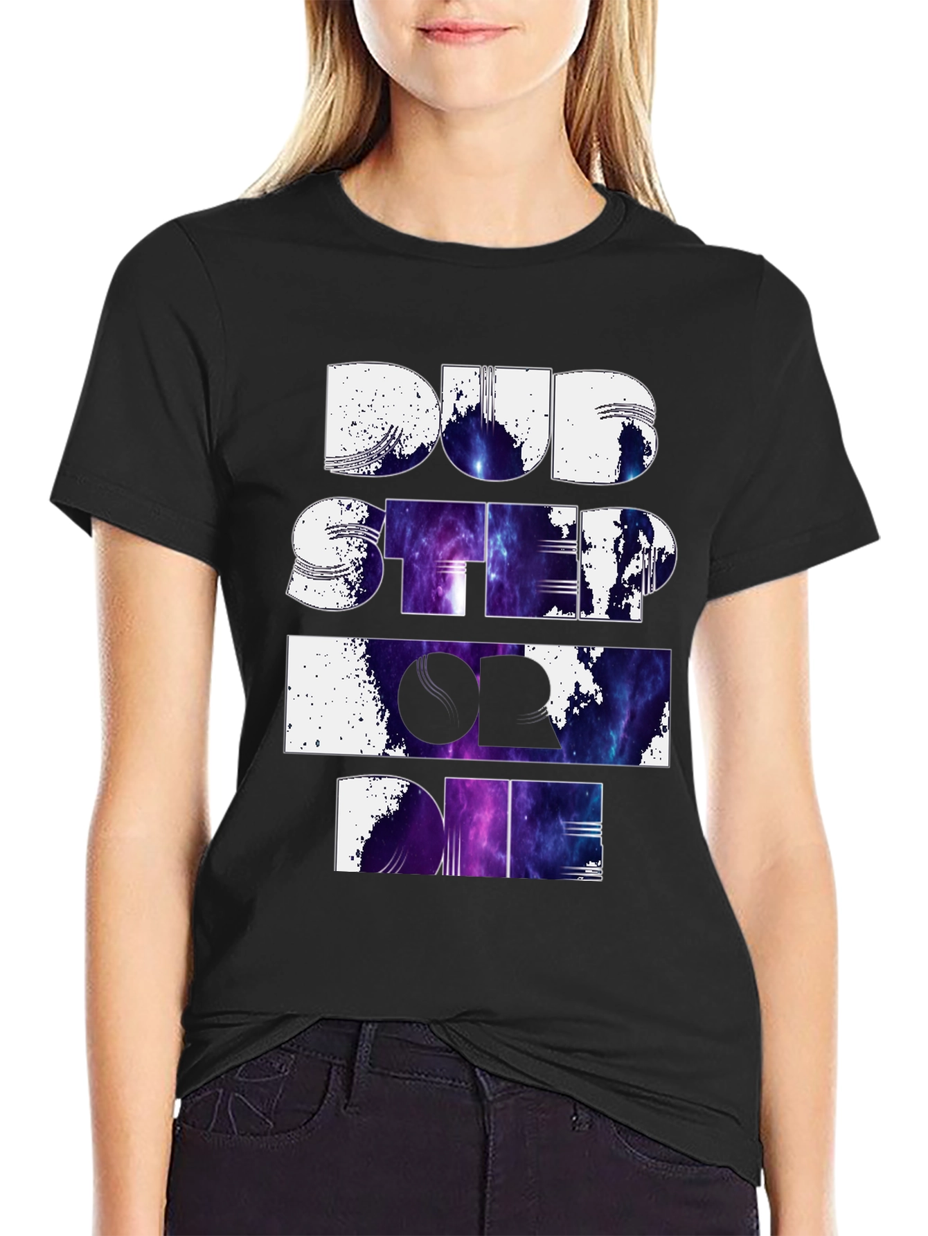 Dubstep Die Black Graphic Tee