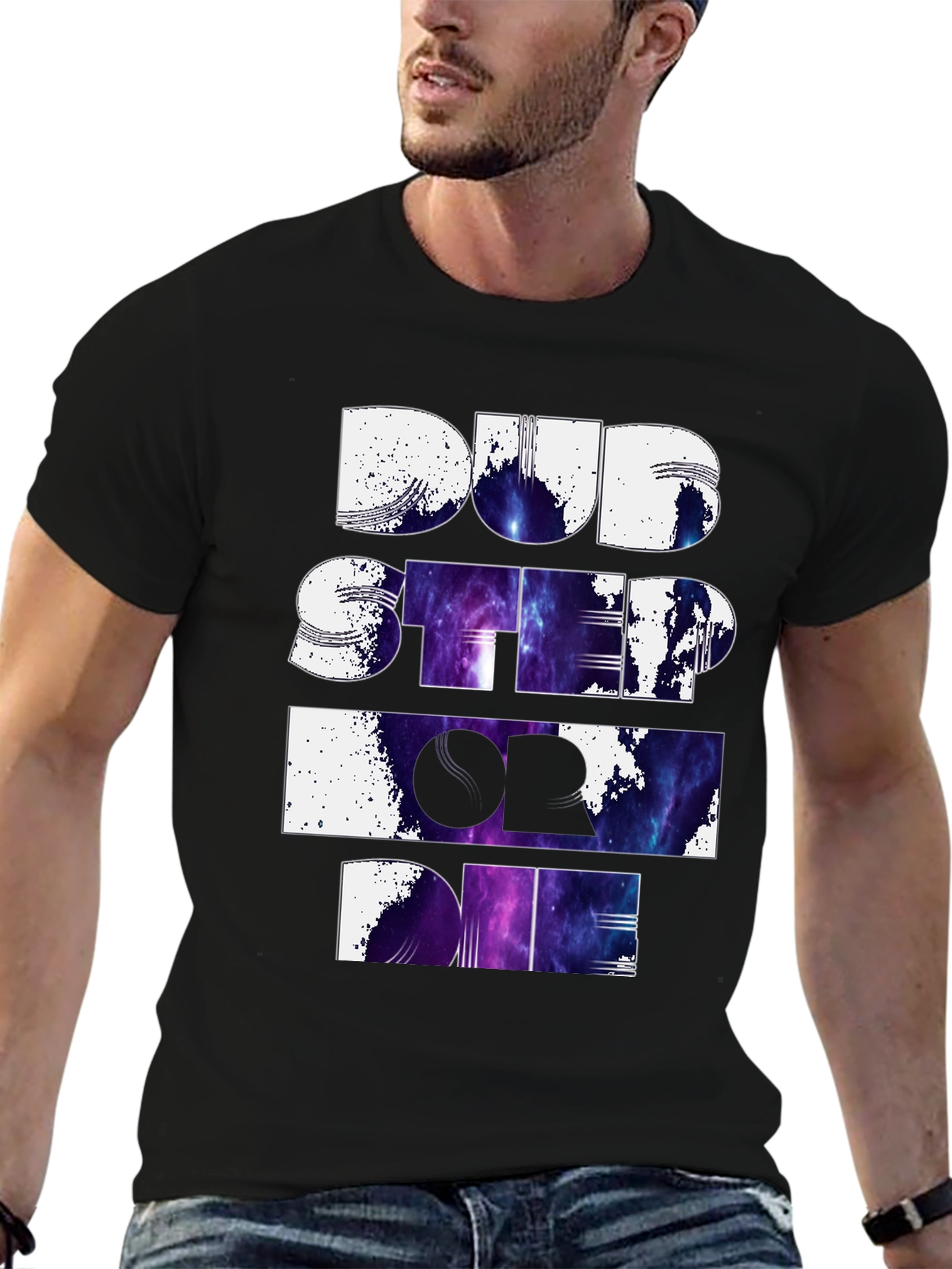 Dubstep Die Black Graphic Tee