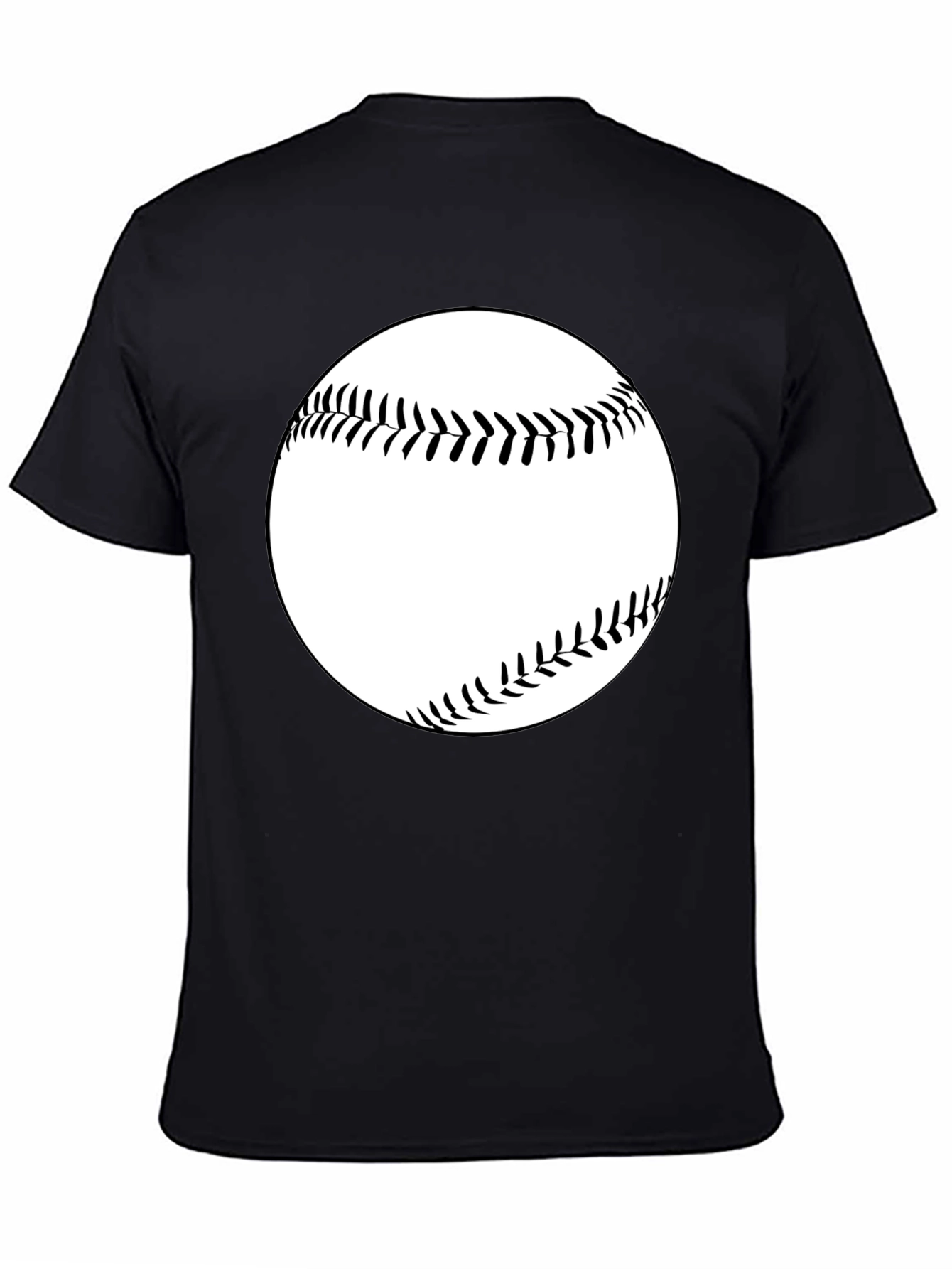 Baseball Graphic Tee - Classic Black T-Shirt