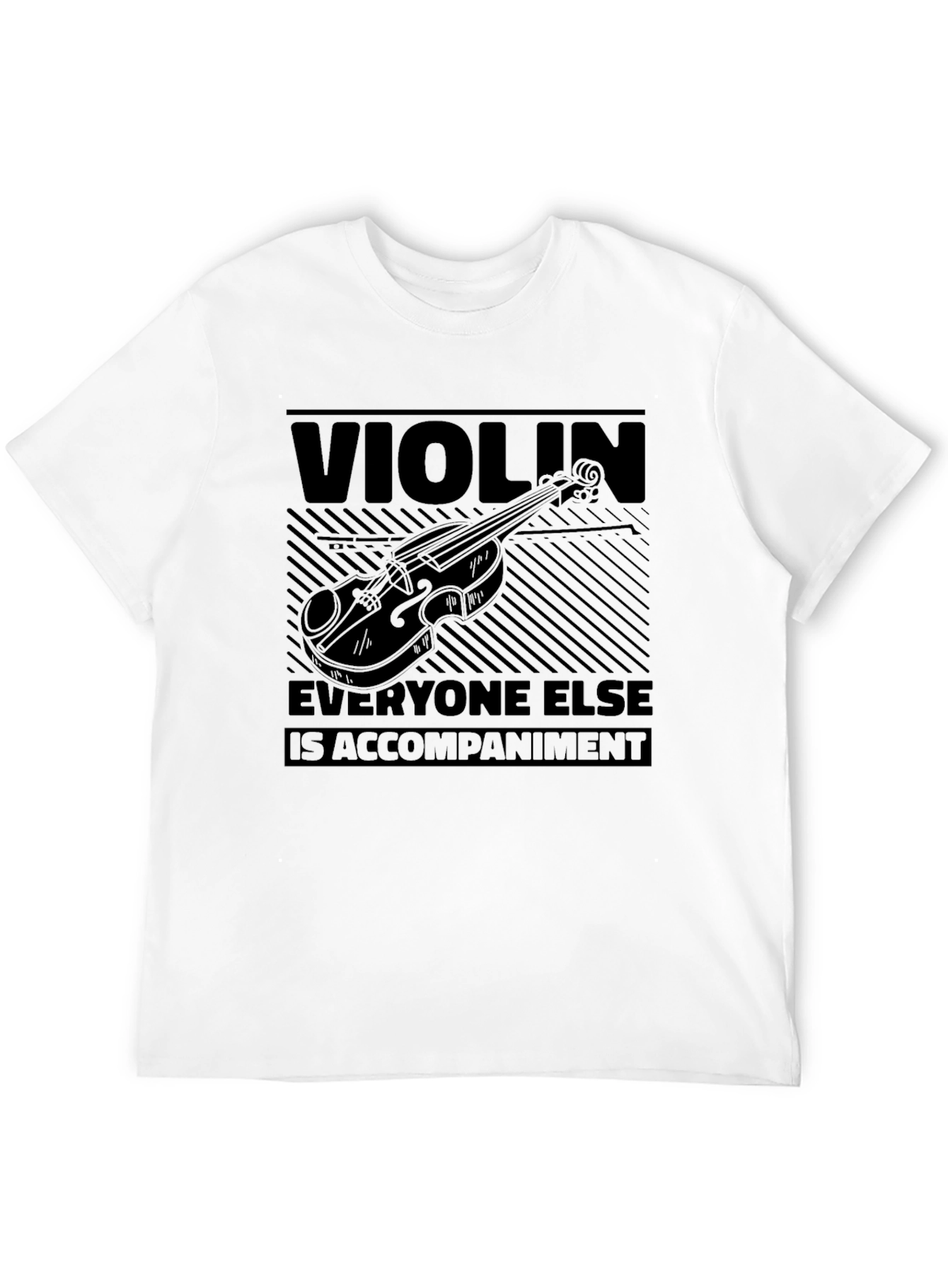 Violin Player Graphic T-Shirt - Musician Tee